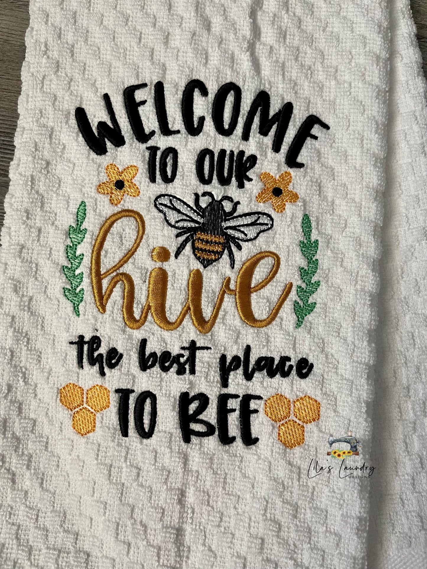 Best Place to Bee - 2 sizes- Digital Embroidery Design