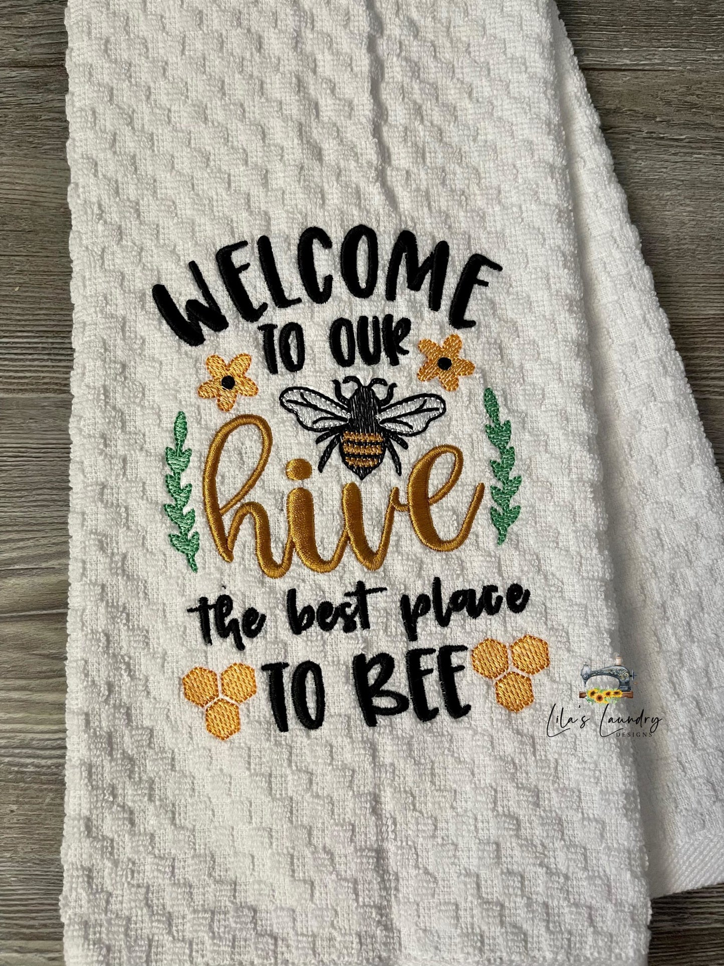 Best Place to Bee - 2 sizes- Digital Embroidery Design