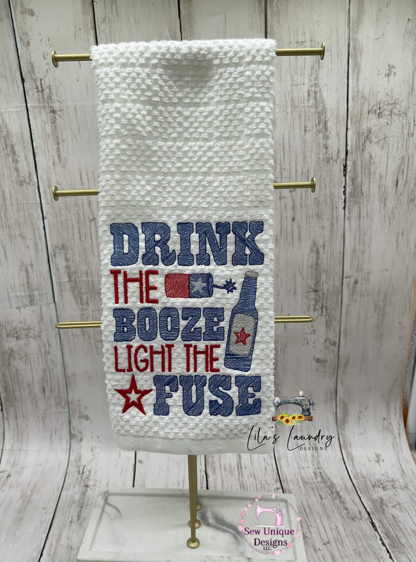 Drink the Booze - 3 sizes- Digital Embroidery Design