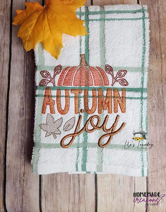 Autumn Joy - 4 sizes- Digital Embroidery Design