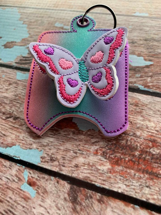 3D Butterfly Sanitizer Holders 4x4 and 5x7 included- Embroidery Design - DIGITAL Embroidery DESIGN