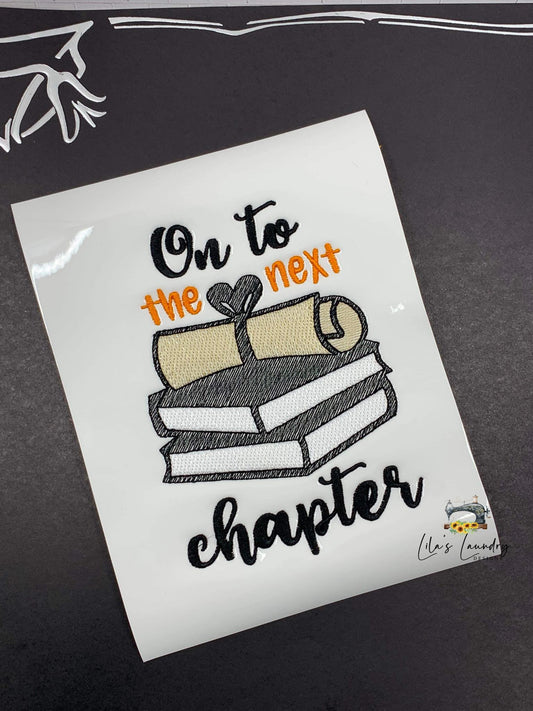 Next Chapter - 4 Sizes - Digital Embroidery Design