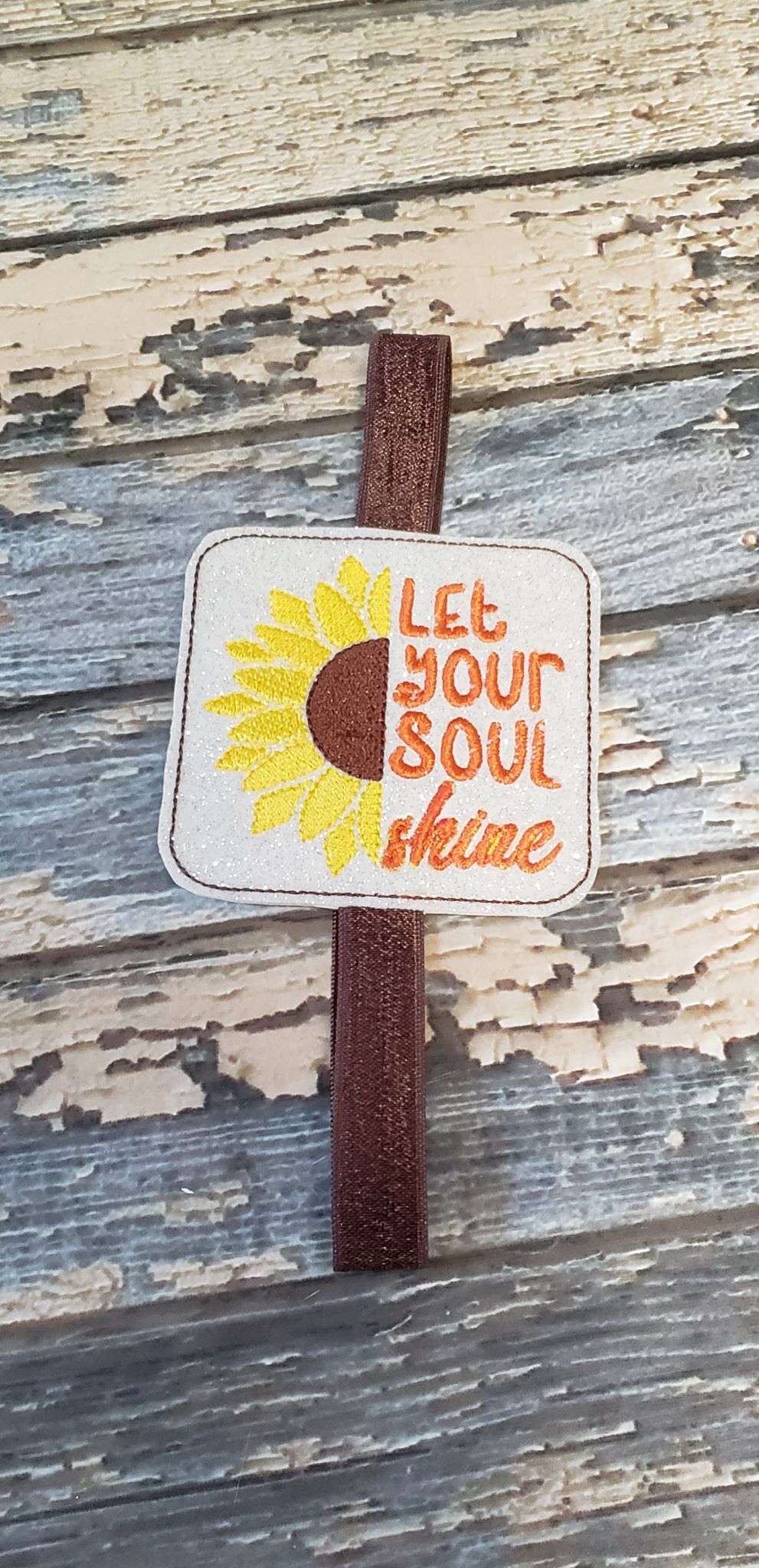 Let your soul shine Book Band - Digital Embroidery Design