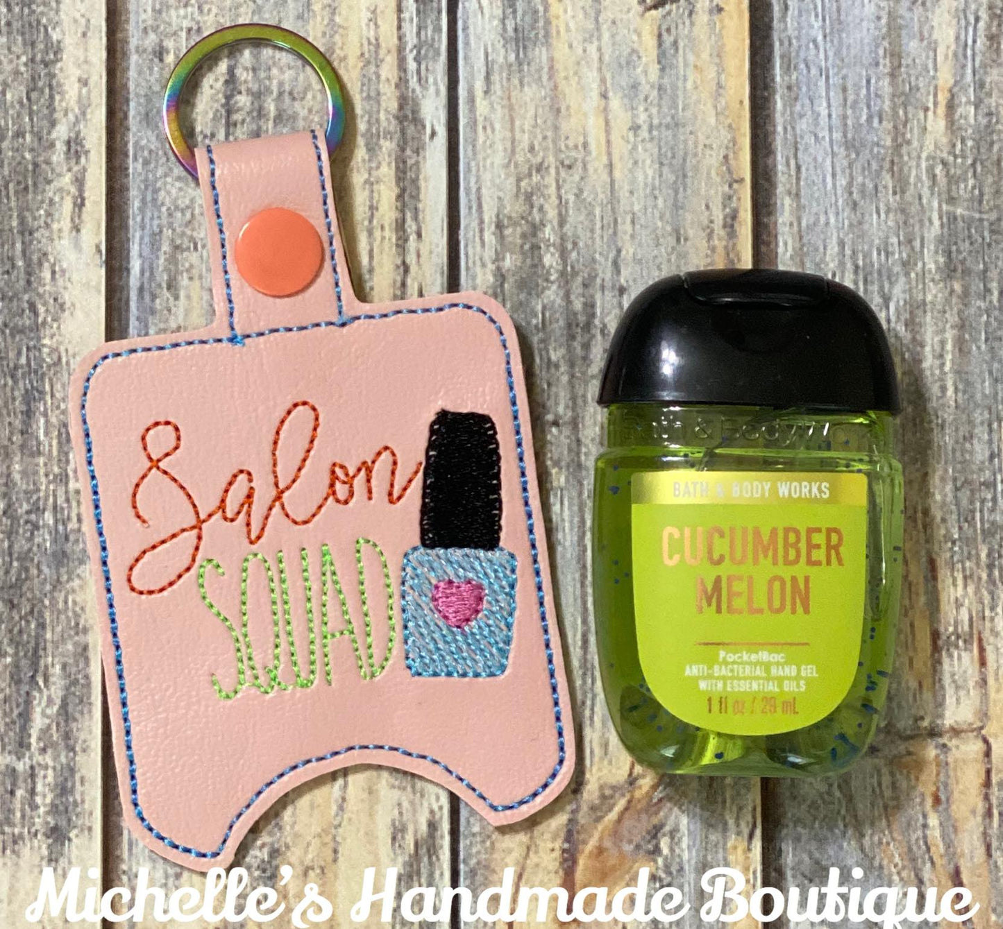 Salon Squad Sanitizer Holders - DIGITAL Embroidery DESIGN