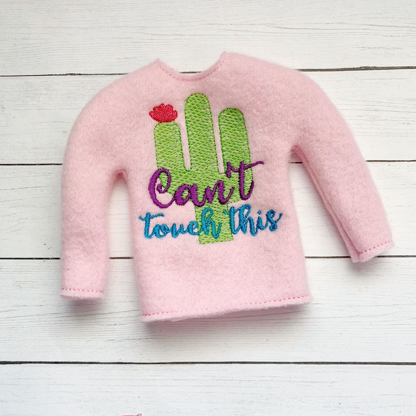 Can't Touch This Doll Sweater 5x7 - Digital Embroidery Design