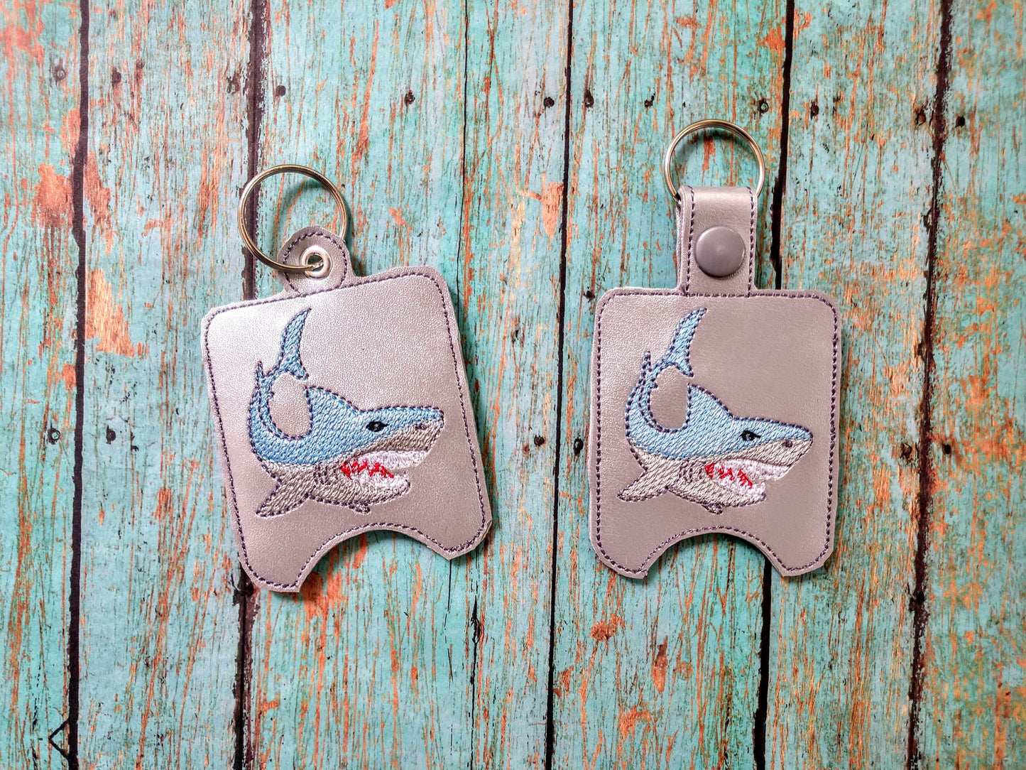Shark Sanitizer Holders - DIGITAL Embroidery DESIGN