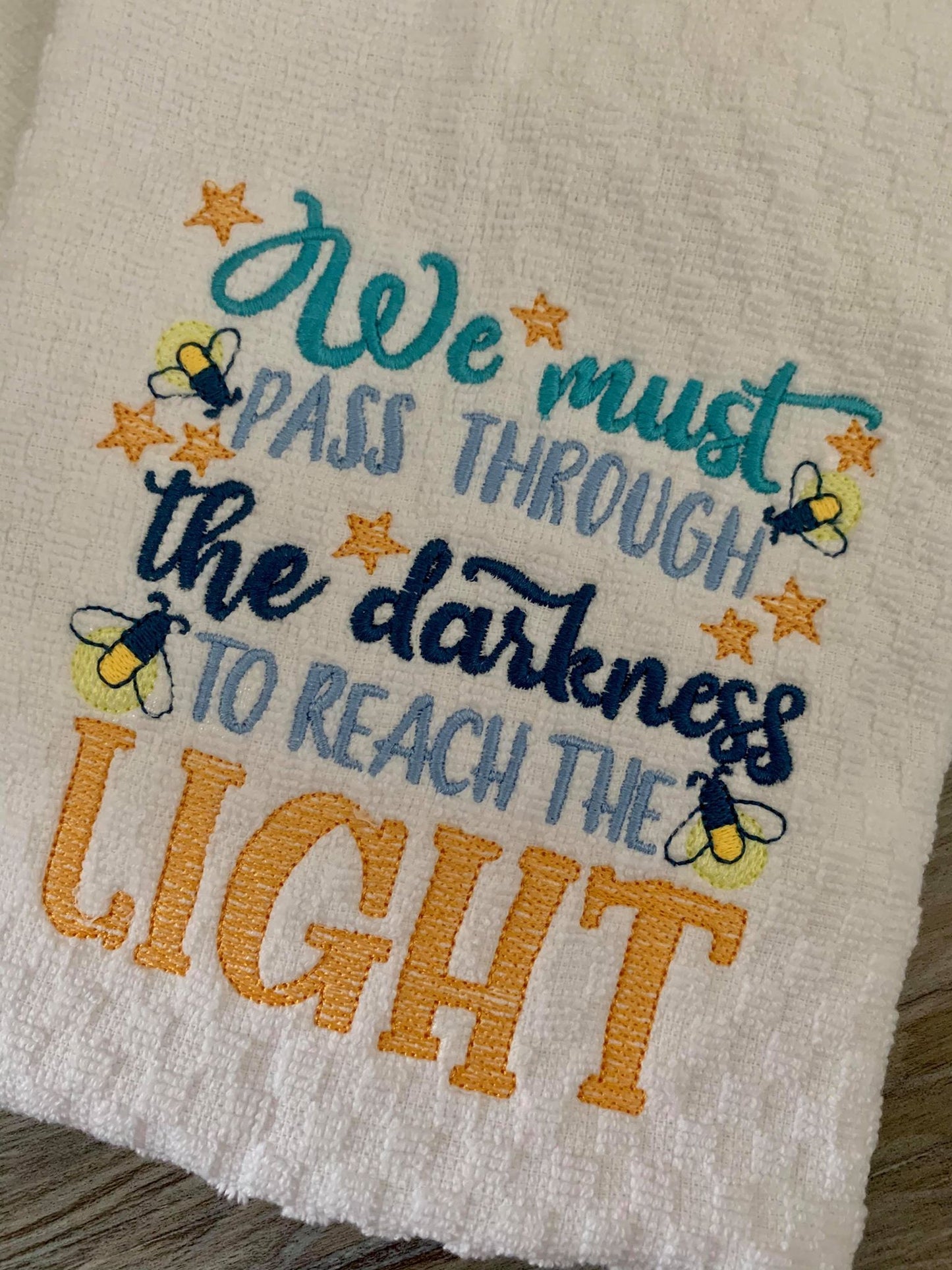 We Must Pass Through The Darkness - 2 Sizes - Digital Embroidery Design