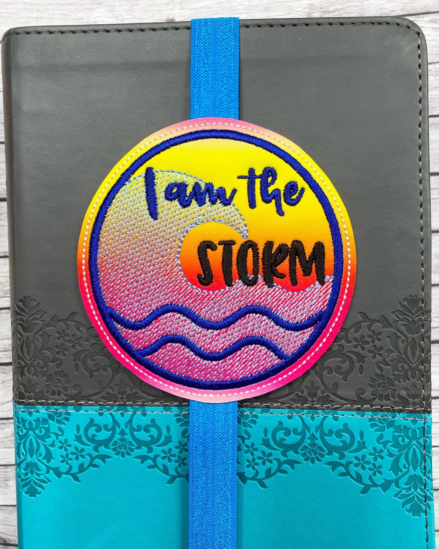 I Am The Storm Book Band - Digital Embroidery Design