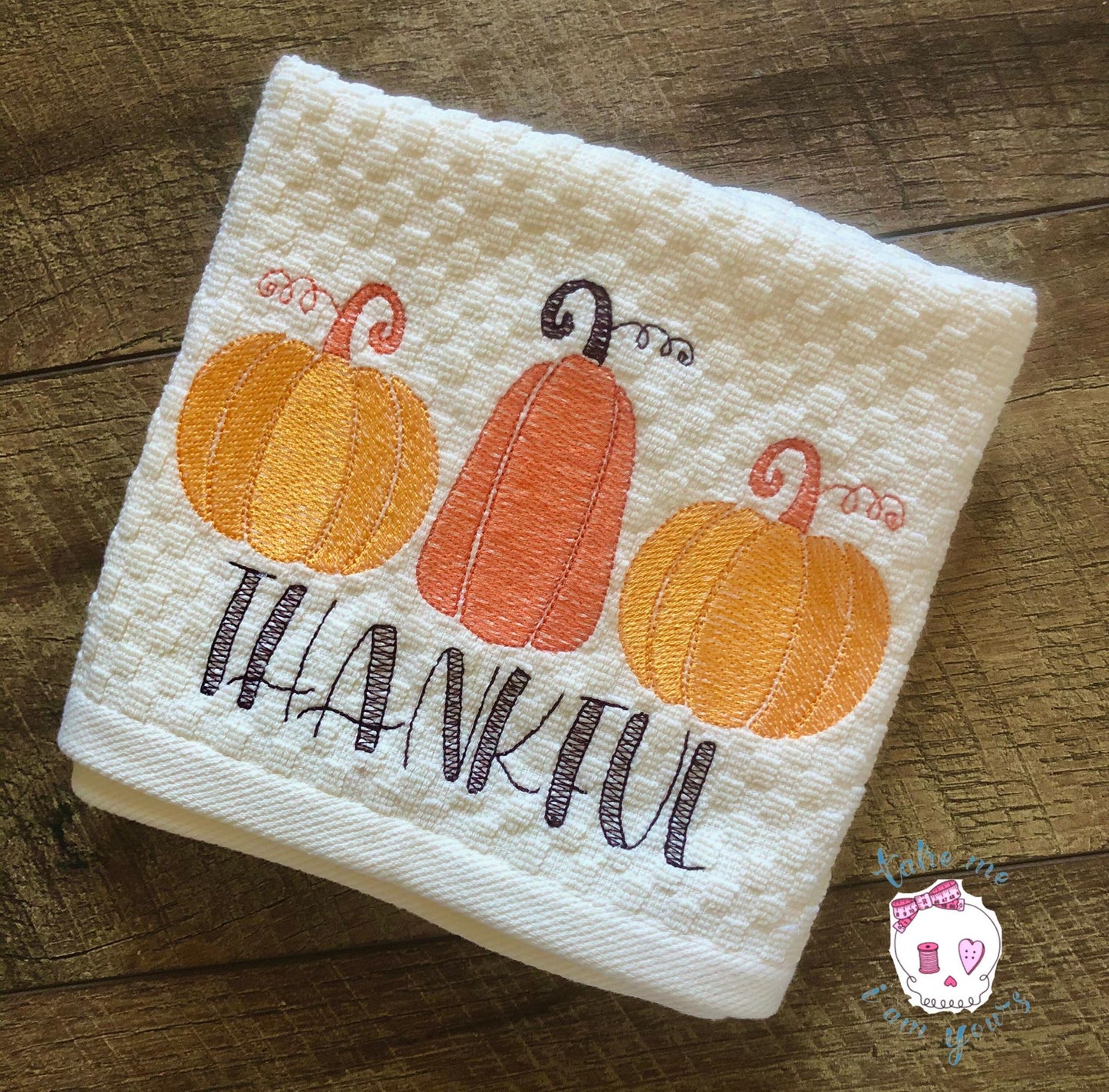 Thankful Sketch - 3 Sizes - Digital Embroidery Design