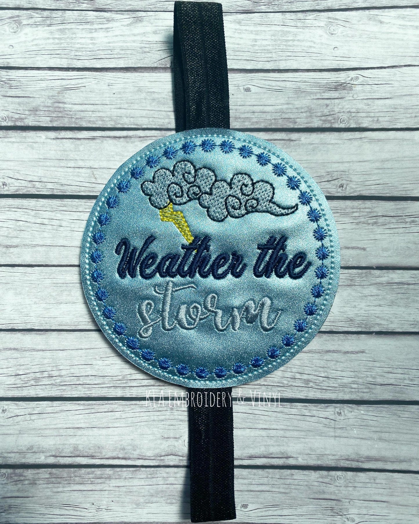 Weather The Storm Book Band - Digital Embroidery Design