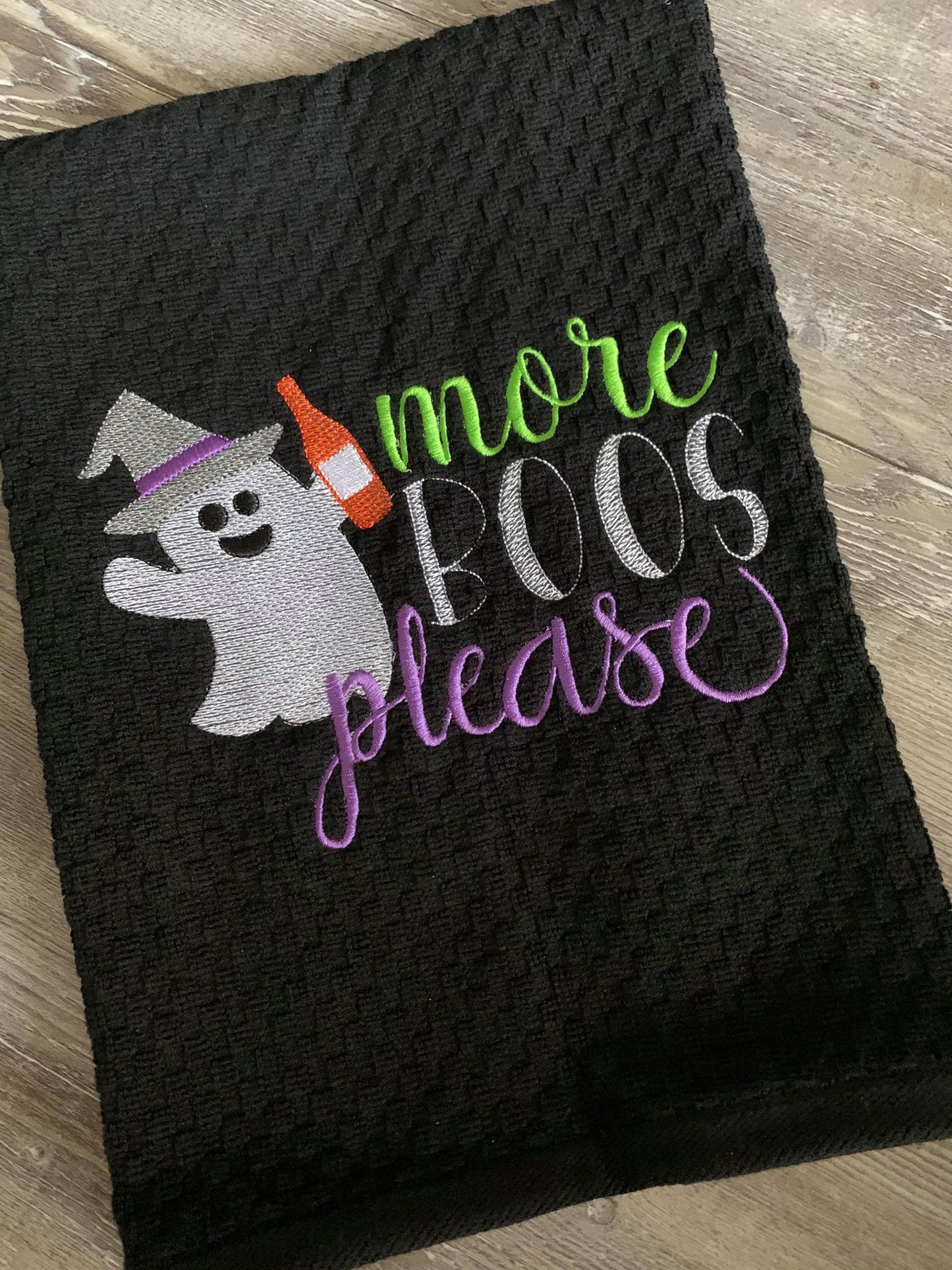 More Boos Please - 2 Sizes - Digital Embroidery Design
