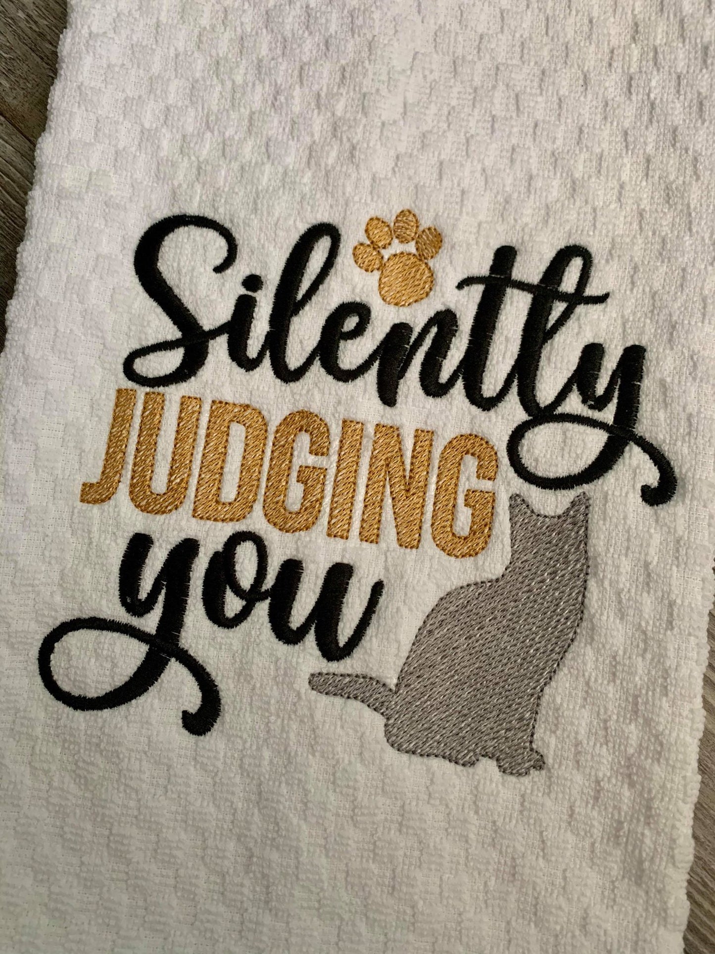 Silently Judging You - 2 Sizes - Digital Embroidery Design
