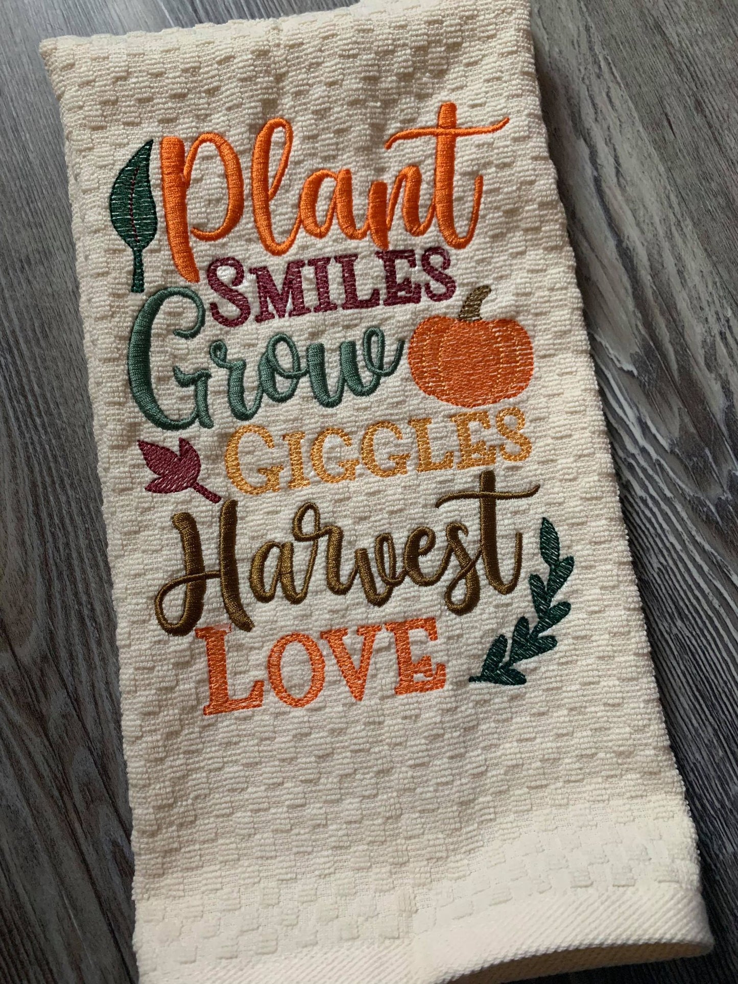Plant Grow Harvest - 2 Sizes - Digital Embroidery Design