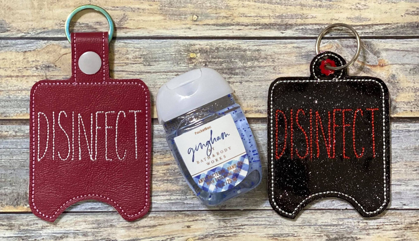 Disinfect Sanitizer Holders - DIGITAL Embroidery DESIGN