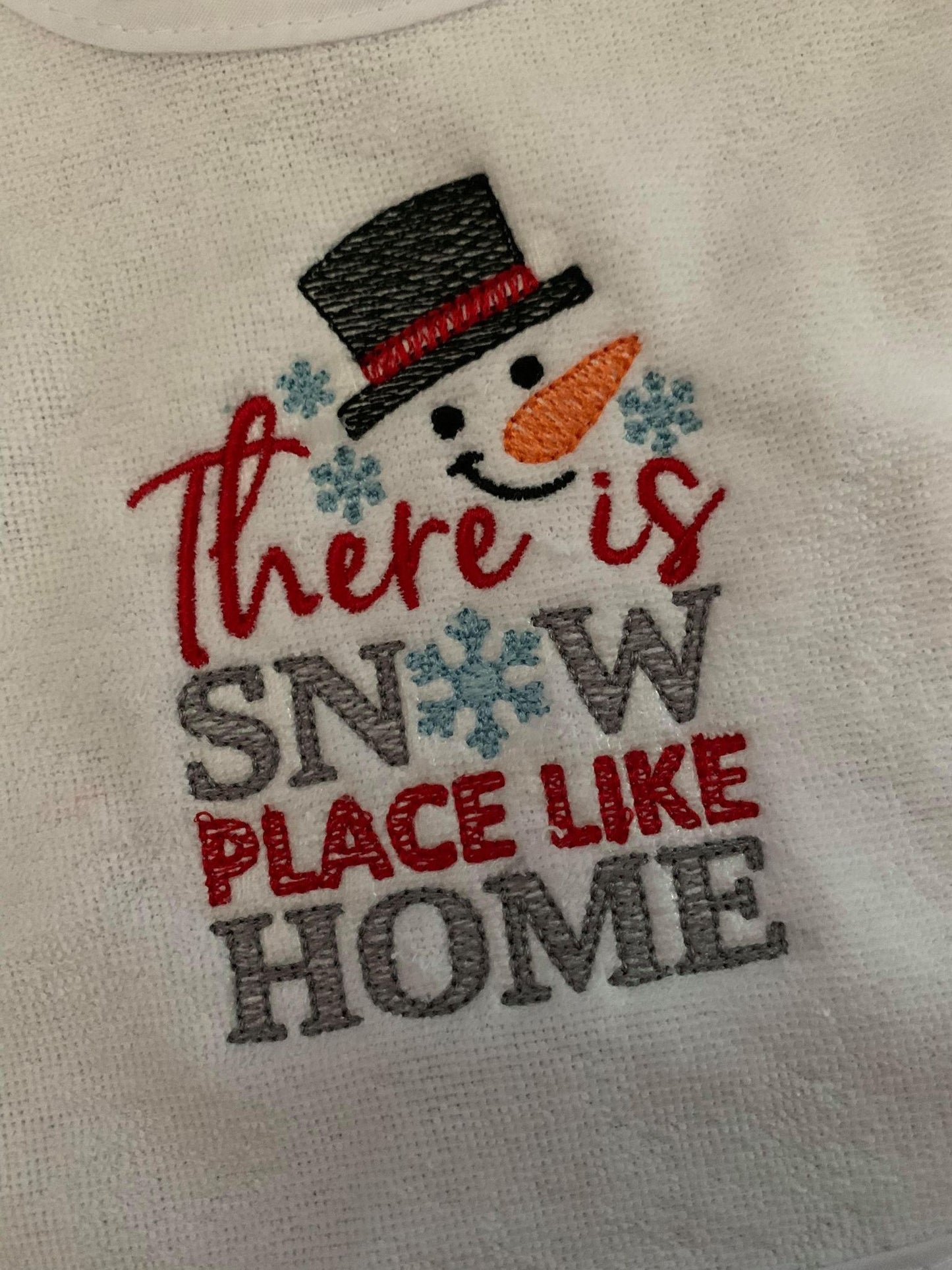 There is Snow Place Like Home - 4 Sizes - Digital Embroidery Design