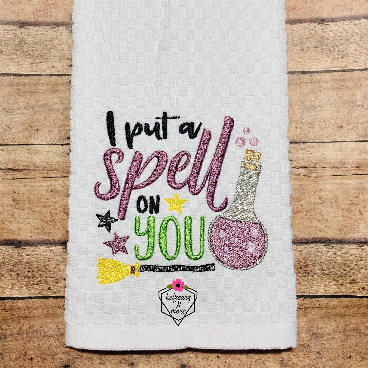 I put a spell on you - 4 Sizes - Digital Embroidery Design