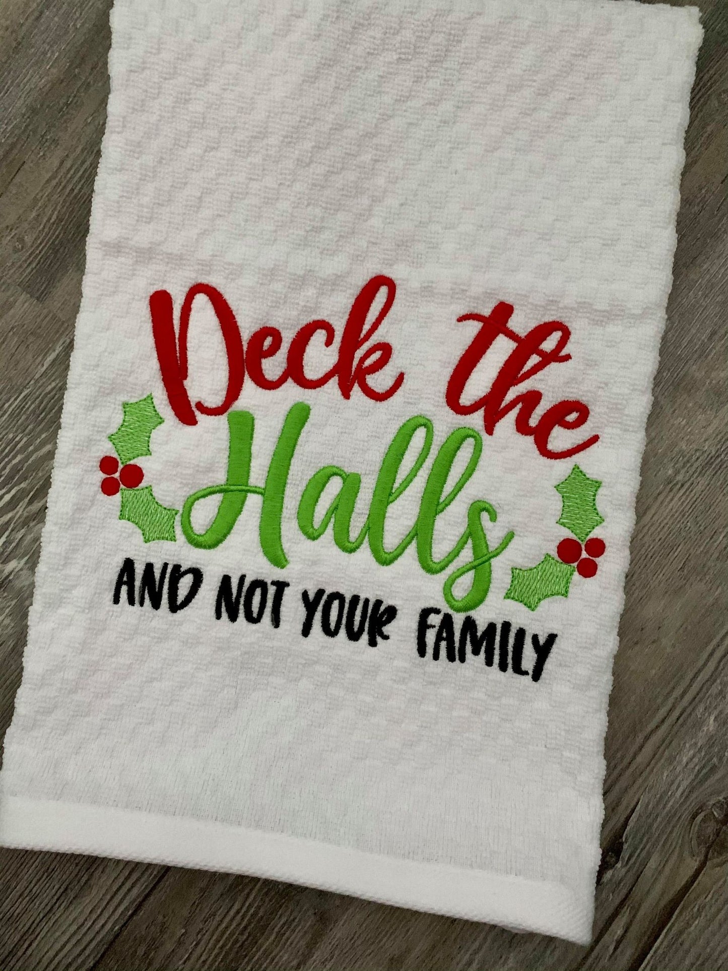 Deck The Halls - 2 Sizes - Digital Embroidery Design