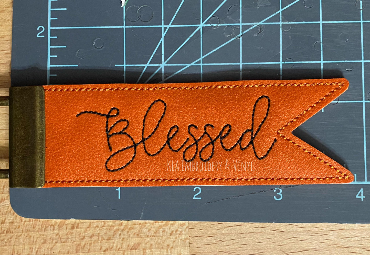 Blessed Pennant Fobs - DIGITAL Embroidery DESIGN