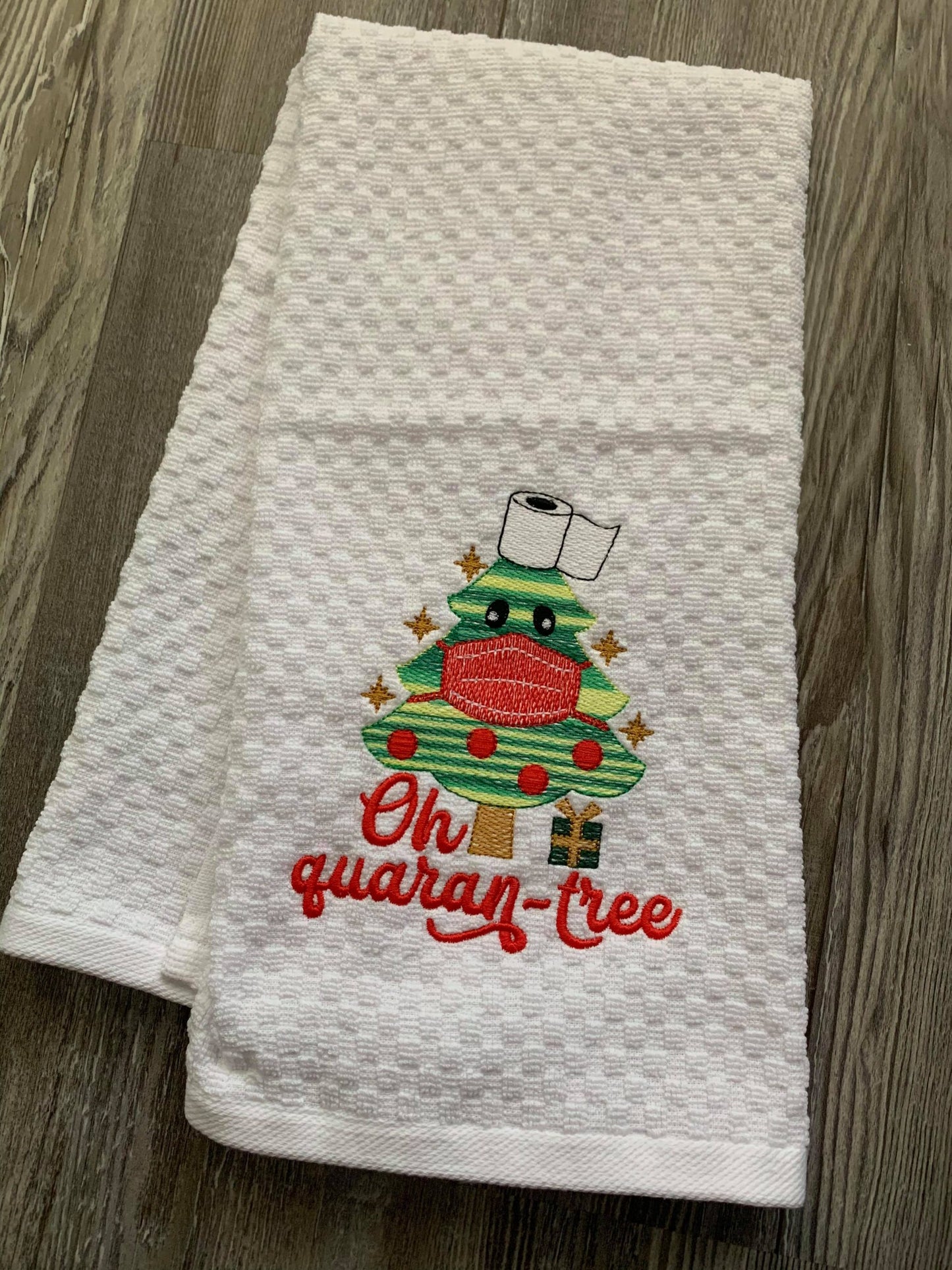 Oh Quaran-tree - 2 Sizes - Digital Embroidery Design