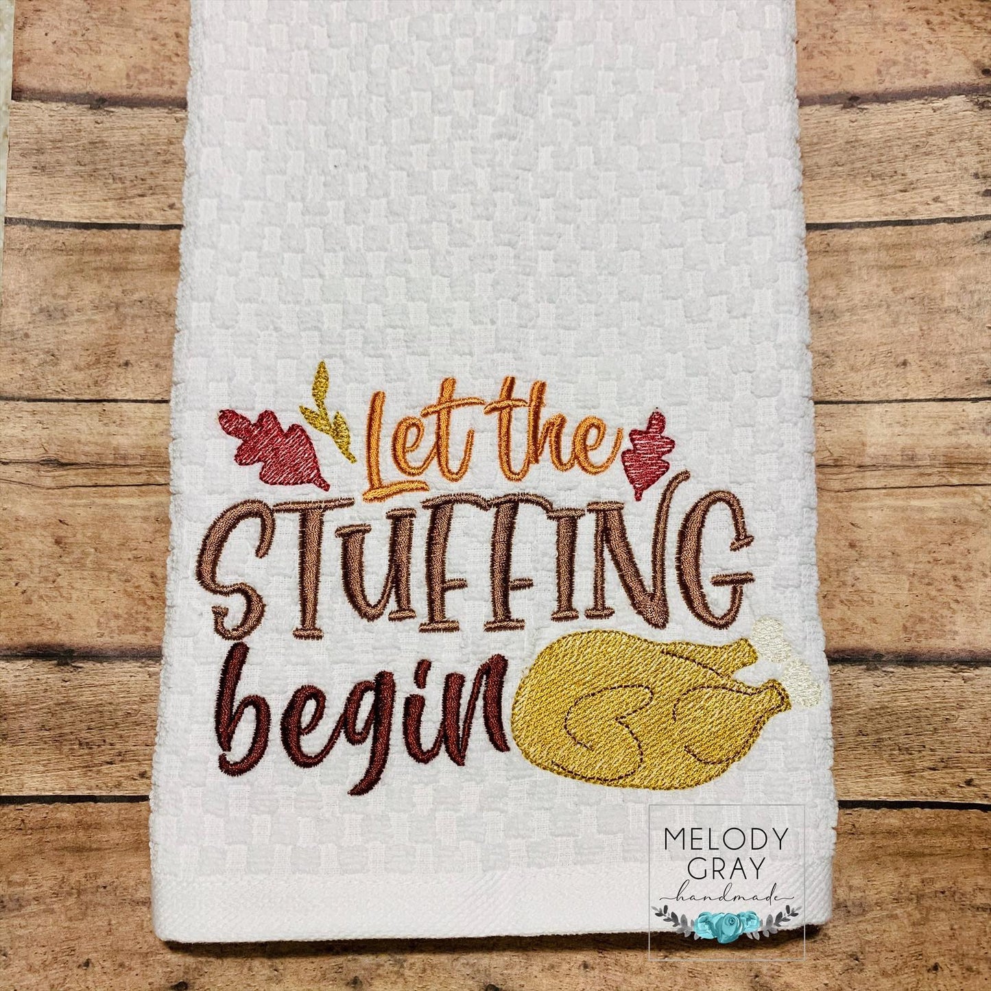 Let The Stuffing Begin - 2 Sizes - Digital Embroidery Design