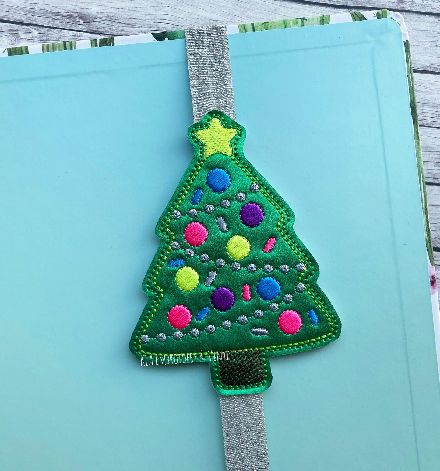 Christmas Tree - Book Band - Embroidery Design, Digital File