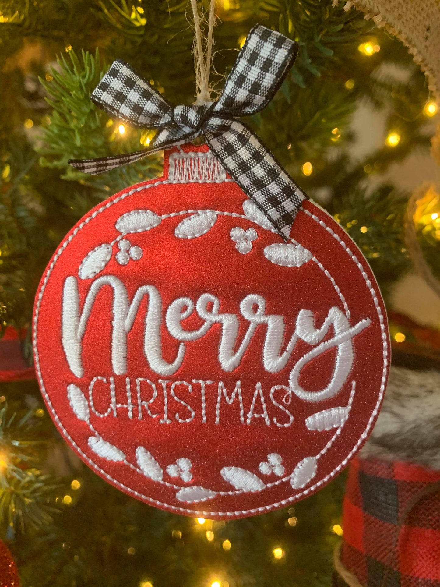 Holiday Ornament Set - Digital Embroidery Design