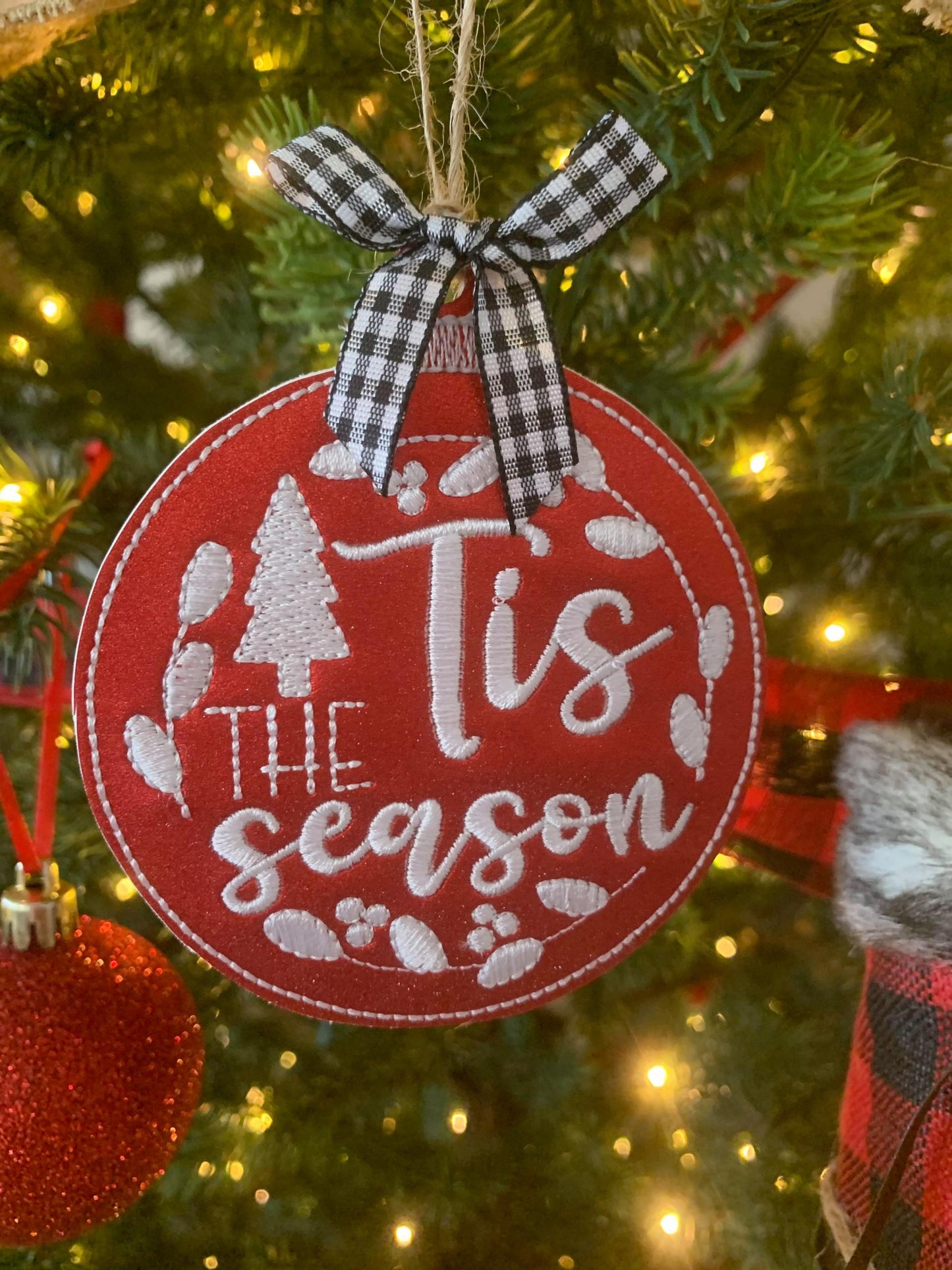 Holiday Ornament Set - Digital Embroidery Design