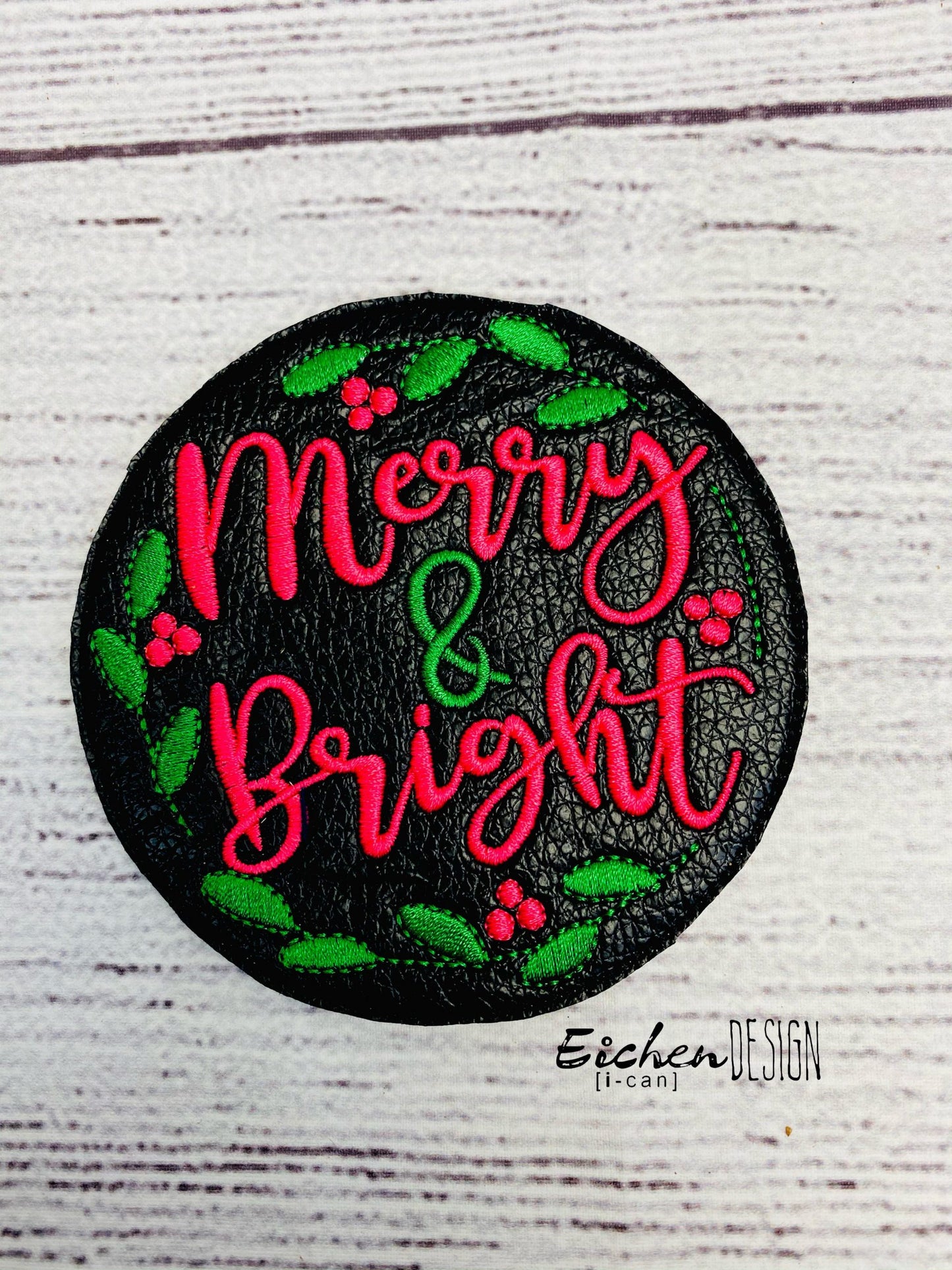 Holiday Frame Coaster Set 4x4 - DIGITAL Embroidery DESIGN