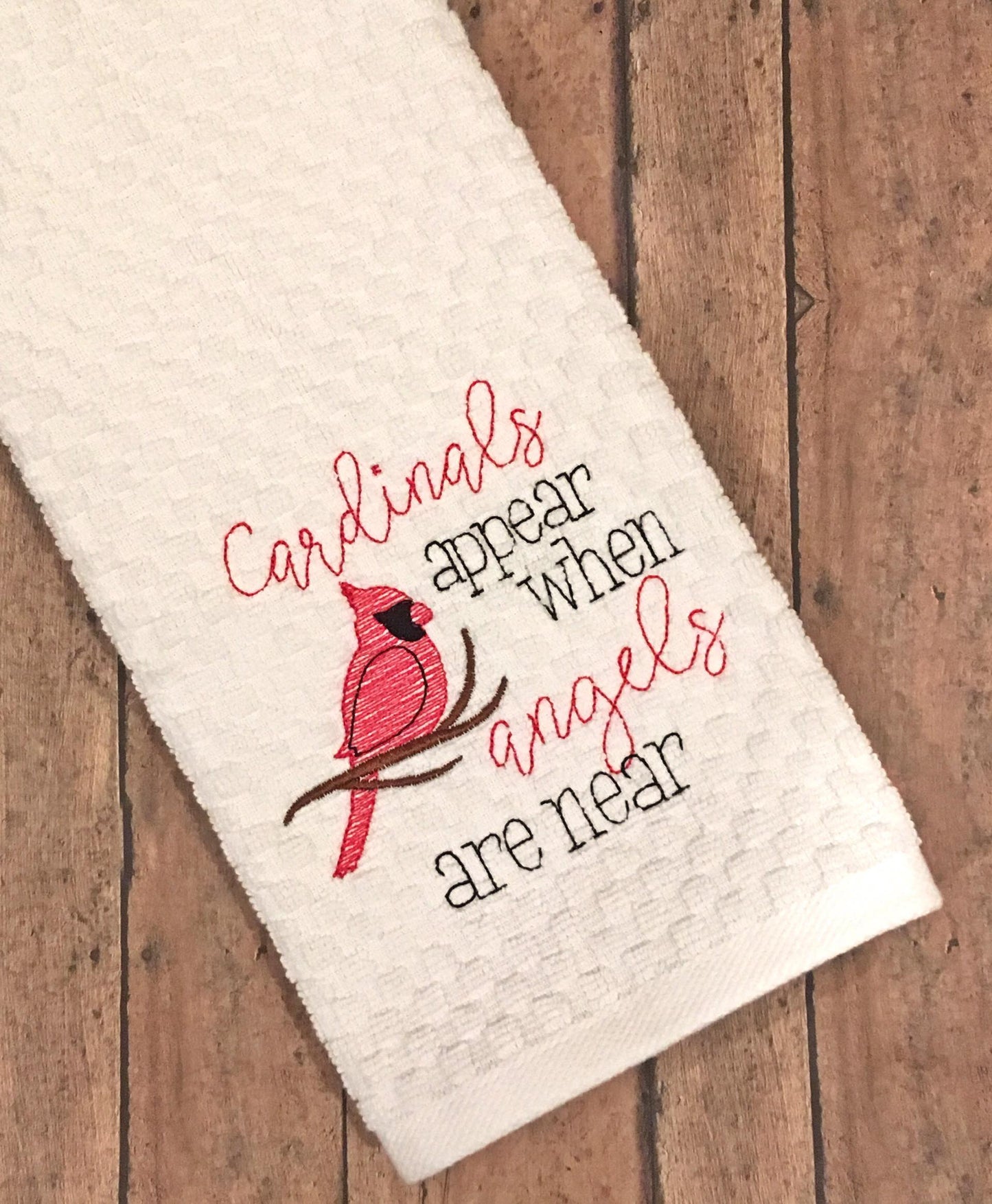 Cardinals Appear -2 sizes - Digital Embroidery Design