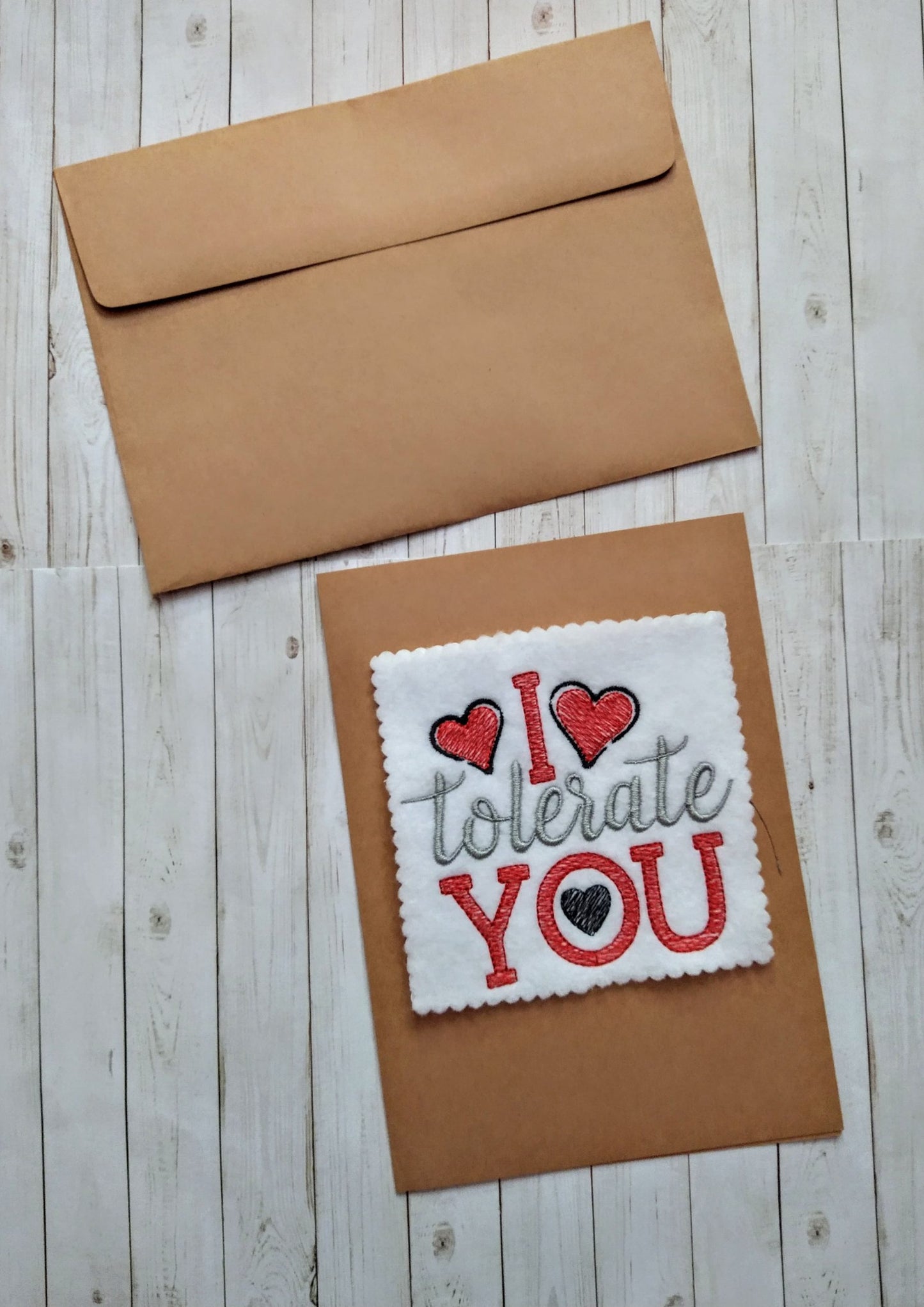 I Tolerate You - 3 sizes- Digital Embroidery Design