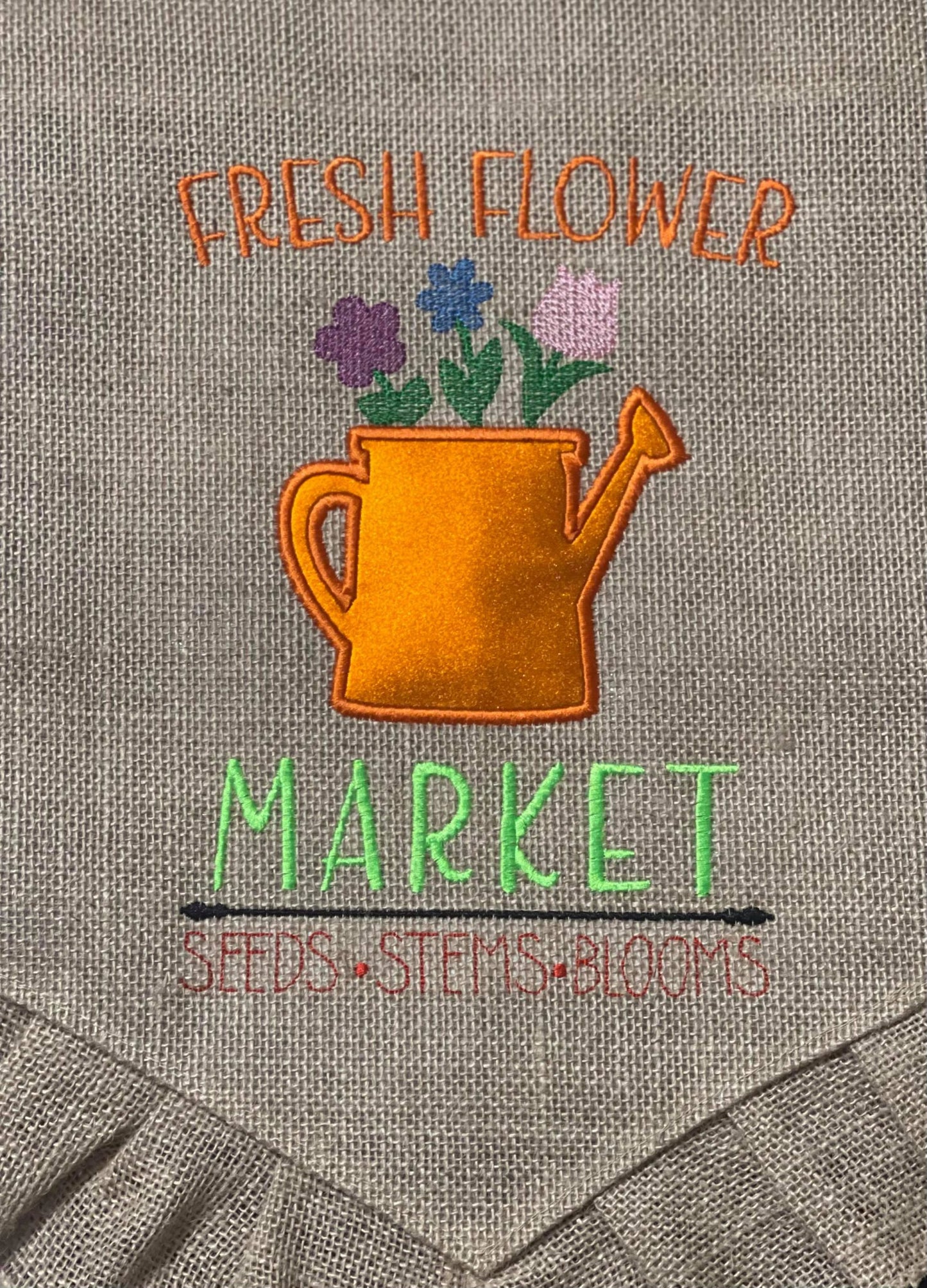 Fresh Flower Market - 3 sizes- Digital Embroidery Design