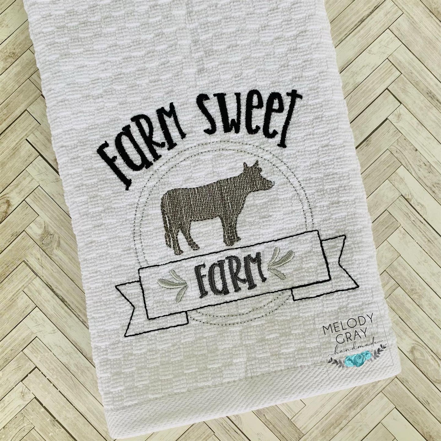 Farm Sweet Farm - 3 sizes- Digital Embroidery Design