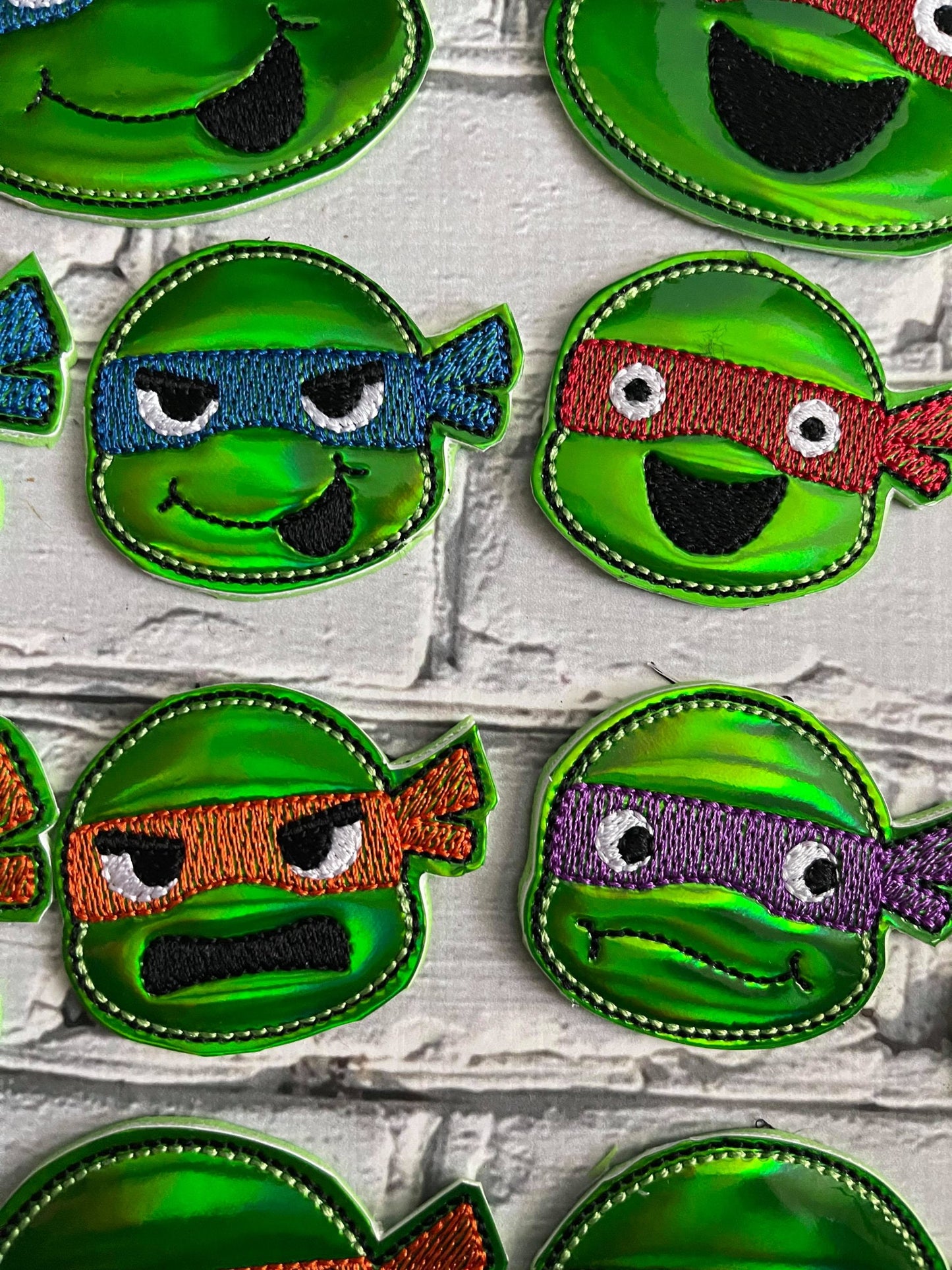 Ninja Feltie - Set of 4 - 3 sizes - Digital Embroidery Design