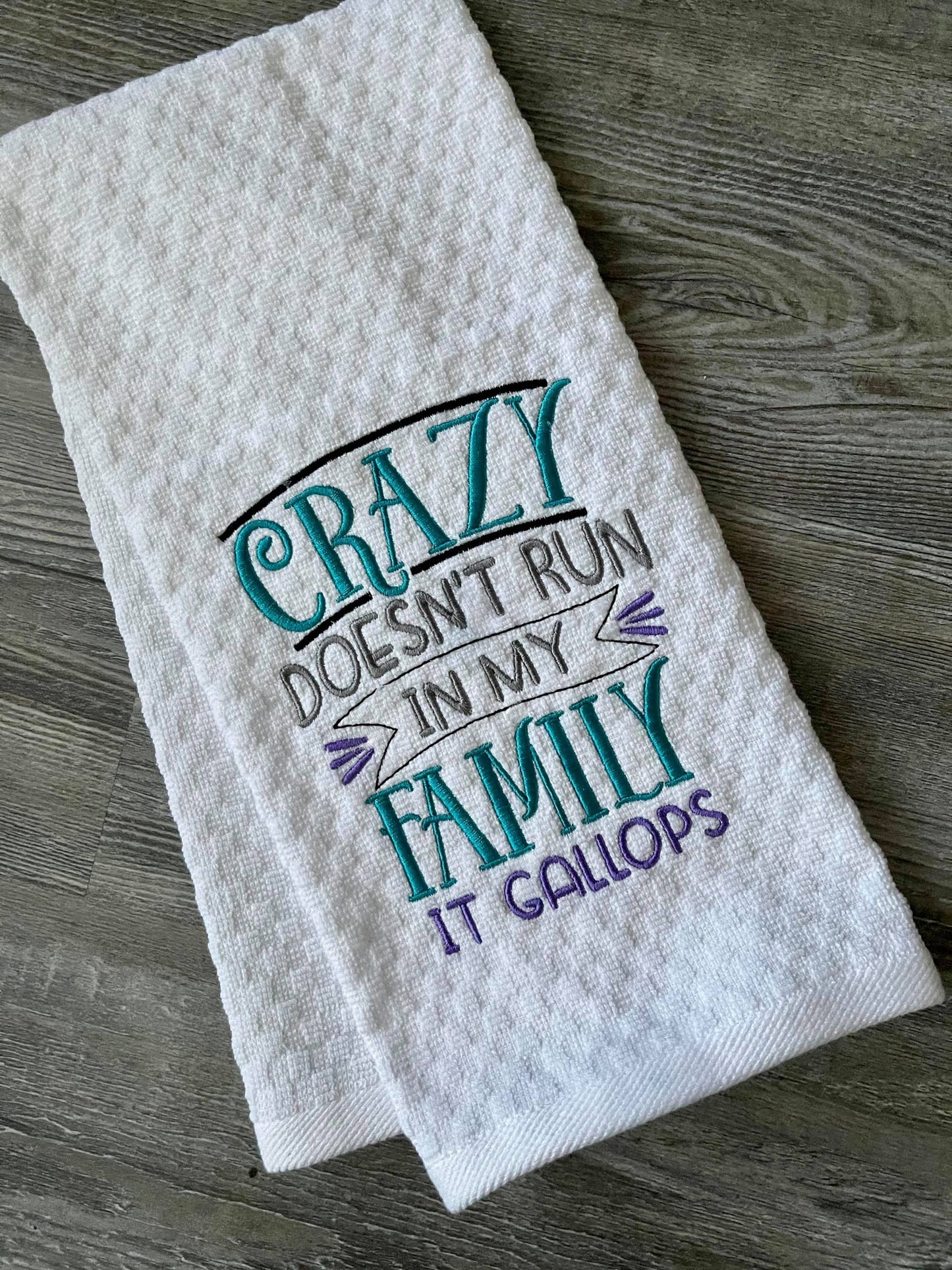 Crazy Family - 3 sizes- Digital Embroidery Design