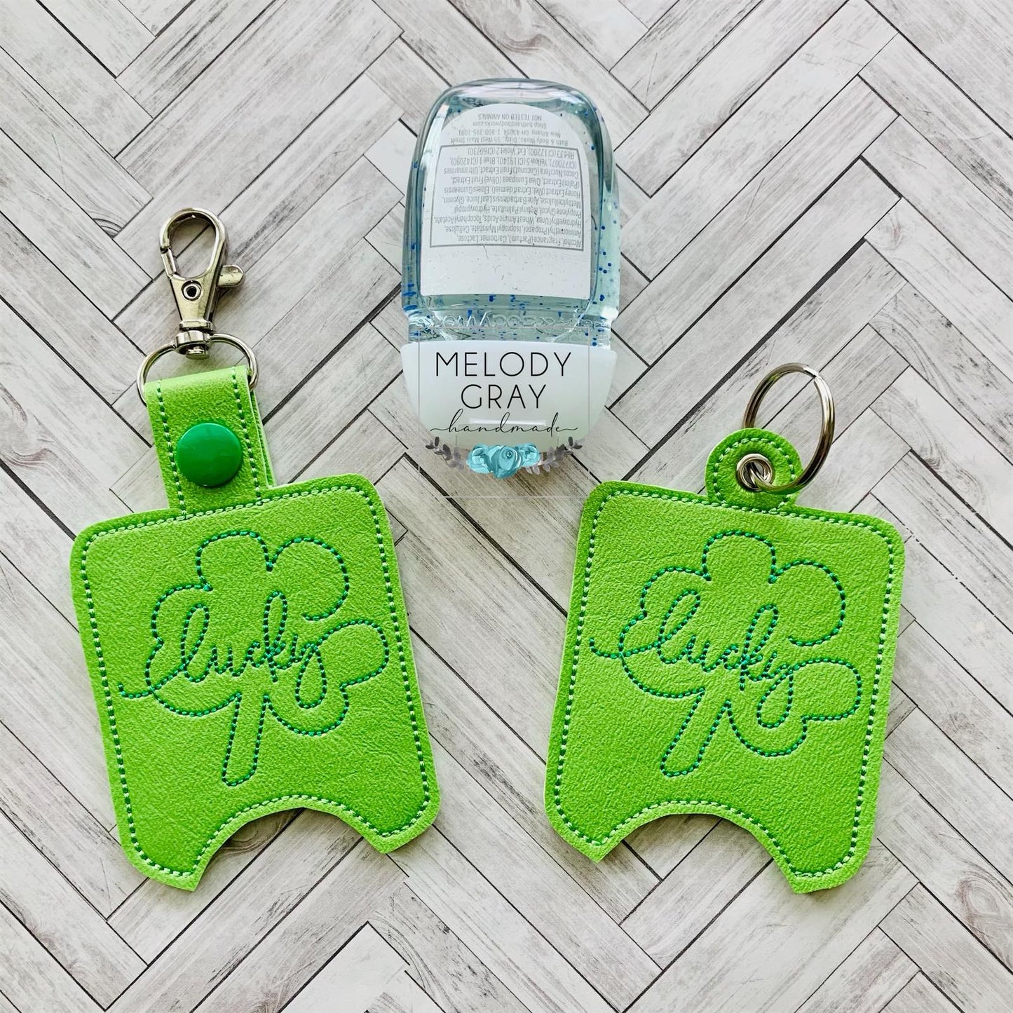 Lucky Sanitizer Holders - DIGITAL Embroidery DESIGN