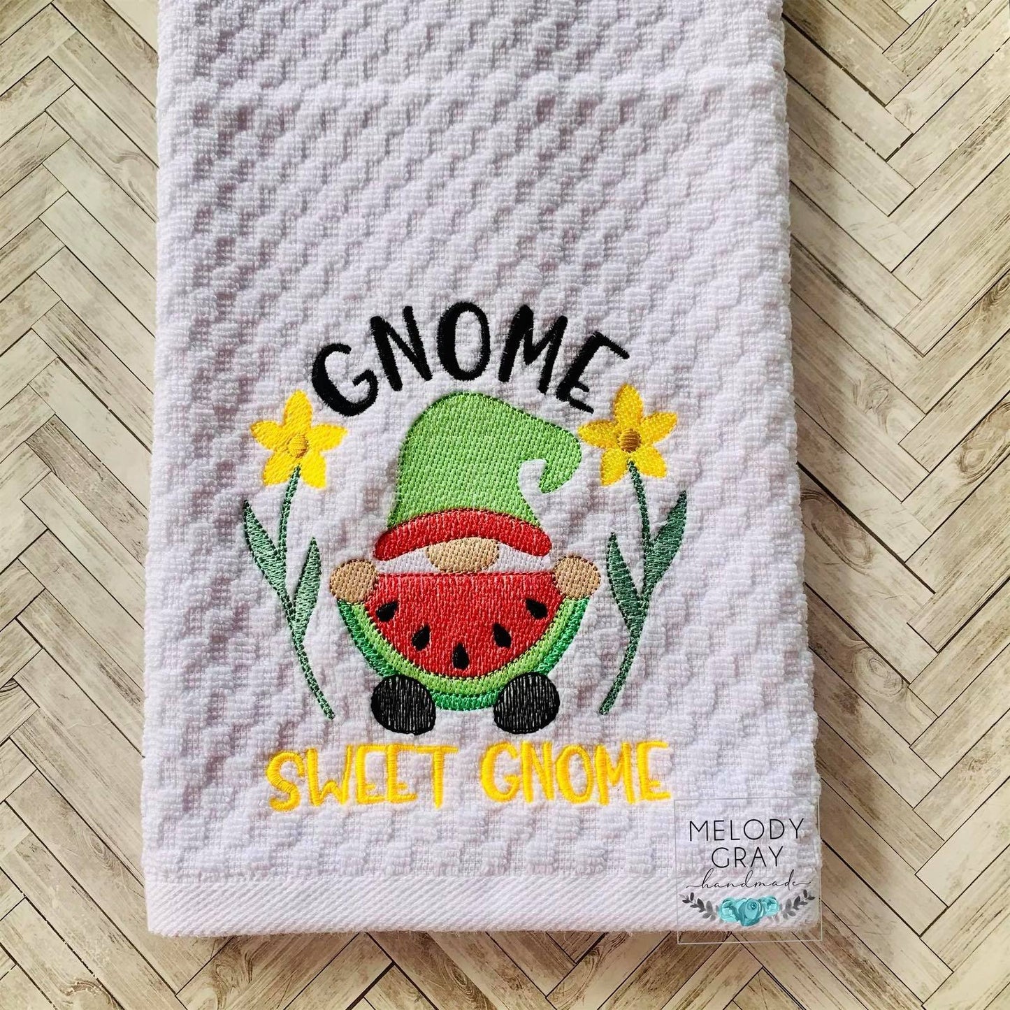 Gnome Sweet Gnome - 3 sizes- Digital Embroidery Design
