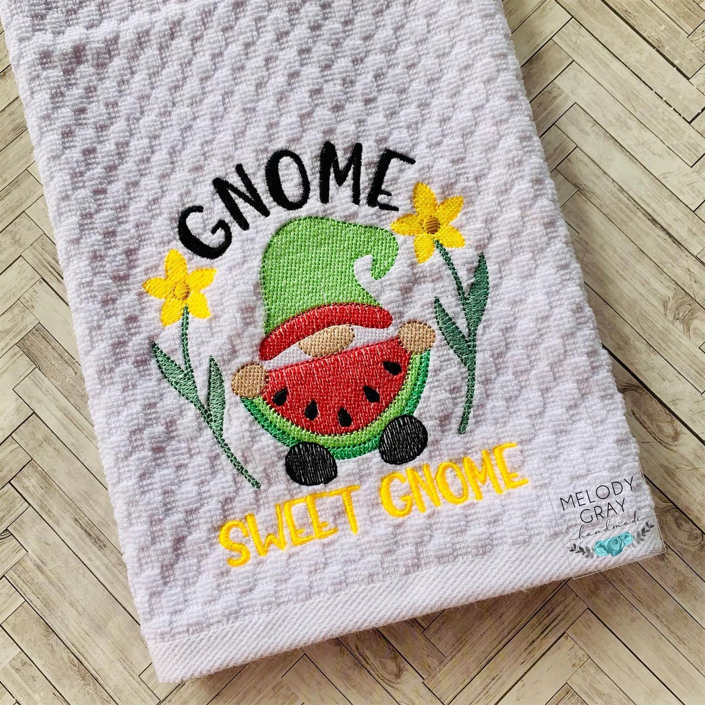 Gnome Sweet Gnome - 3 sizes- Digital Embroidery Design