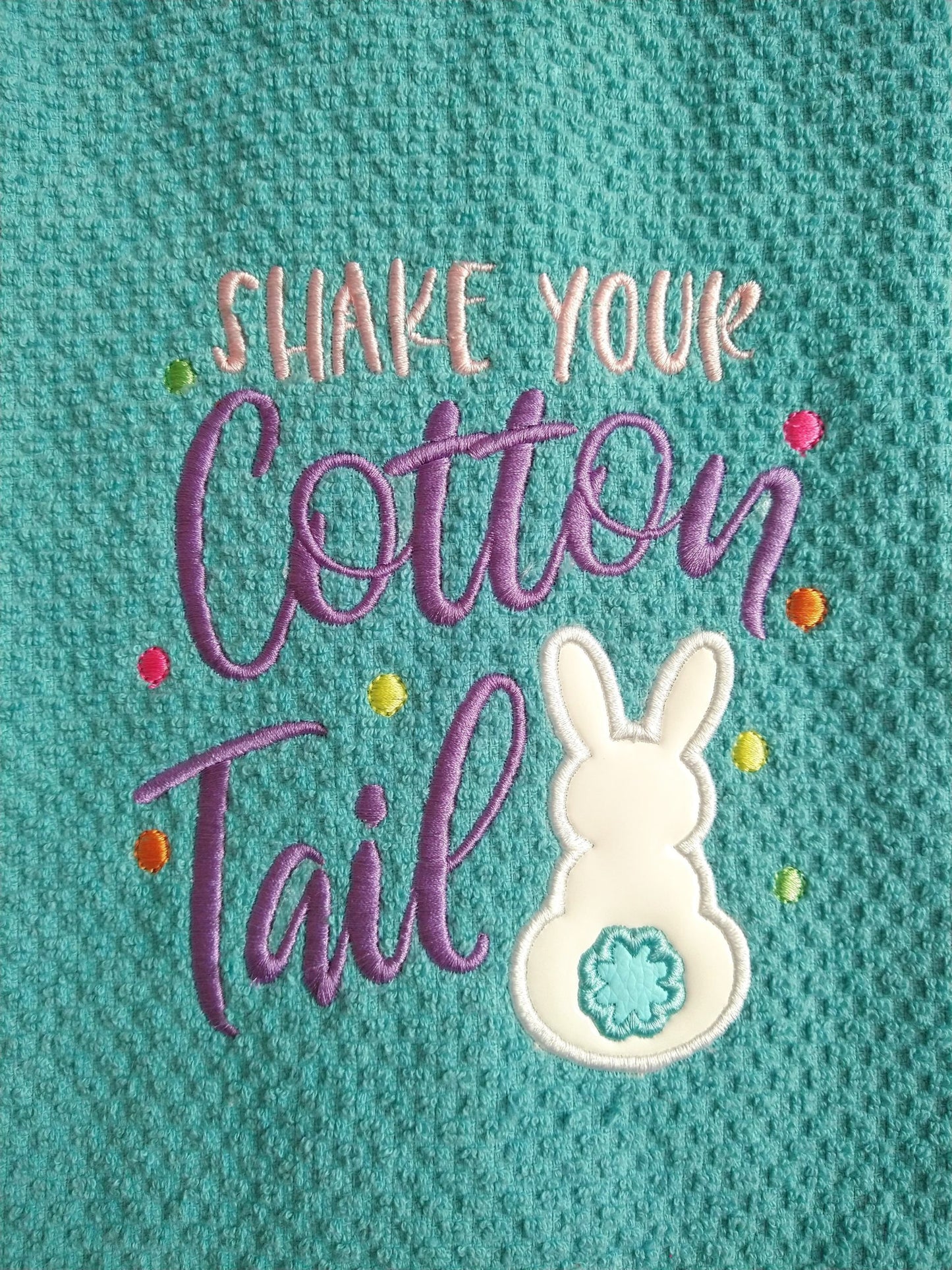 Shake Your Cotton Tail - 4 sizes- Digital Embroidery Design