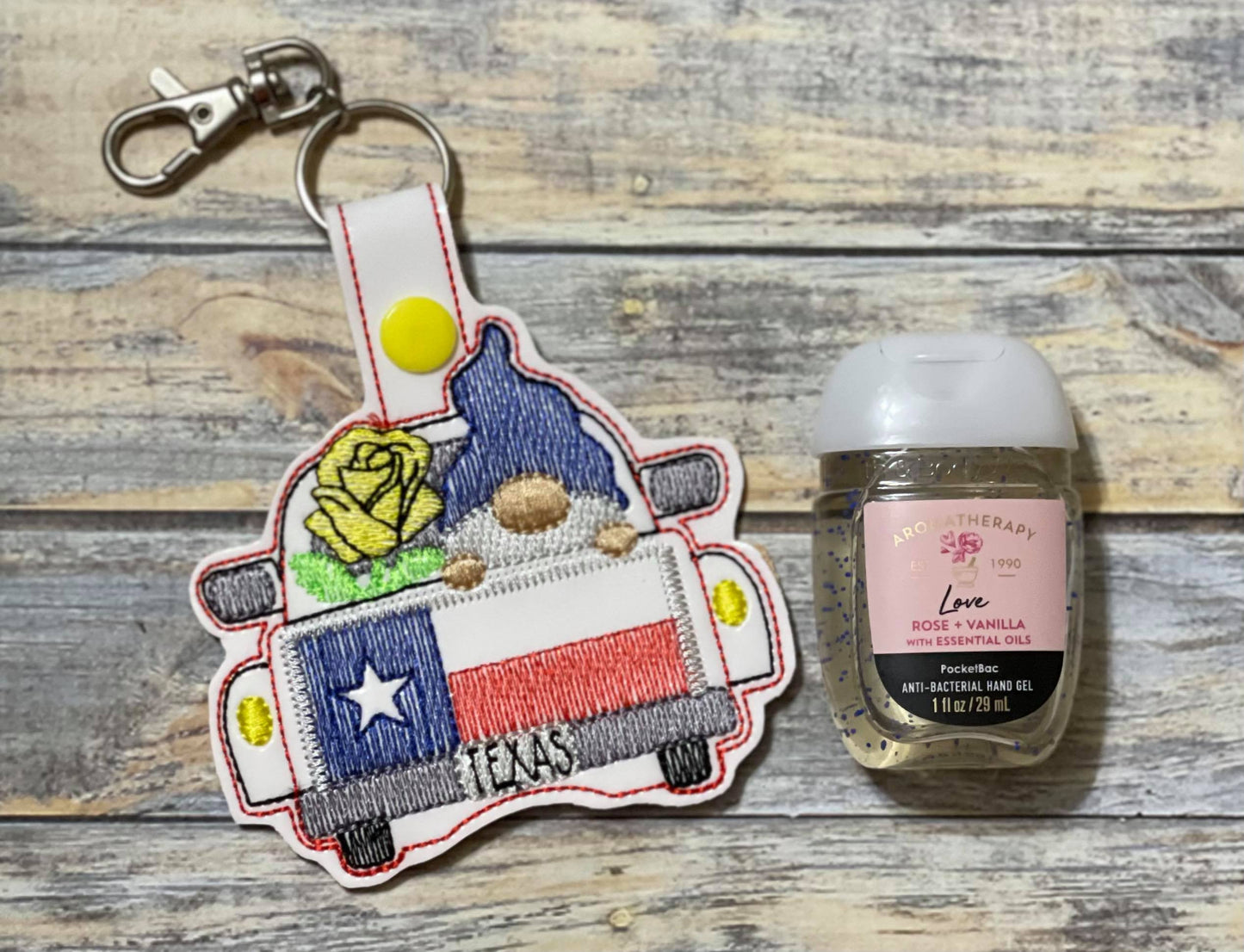Gnome Texas Truck Sanitizer Holder - DIGITAL Embroidery DESIGN