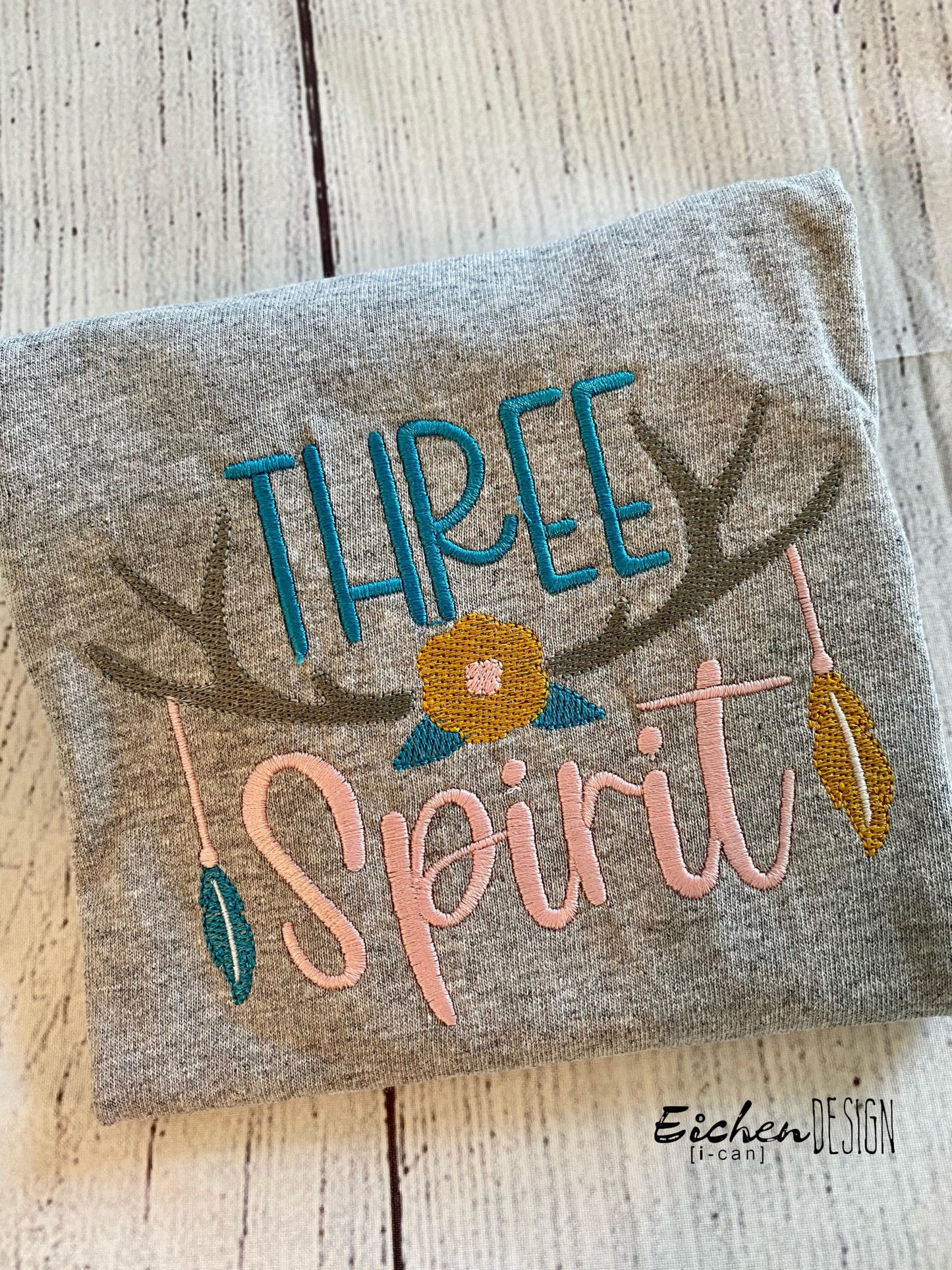 Boho Three Spirit- 4 sizes- Digital Embroidery Design