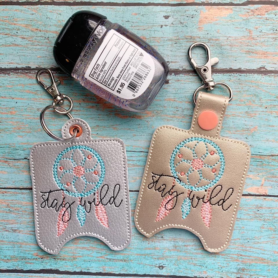 Stay Wild Sanitizer Holders - DIGITAL Embroidery DESIGN
