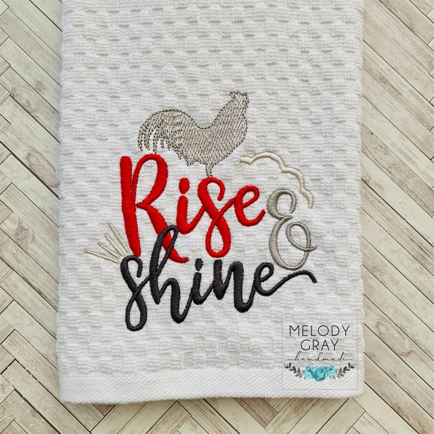 Rise and Shine - 3 sizes- Digital Embroidery Design