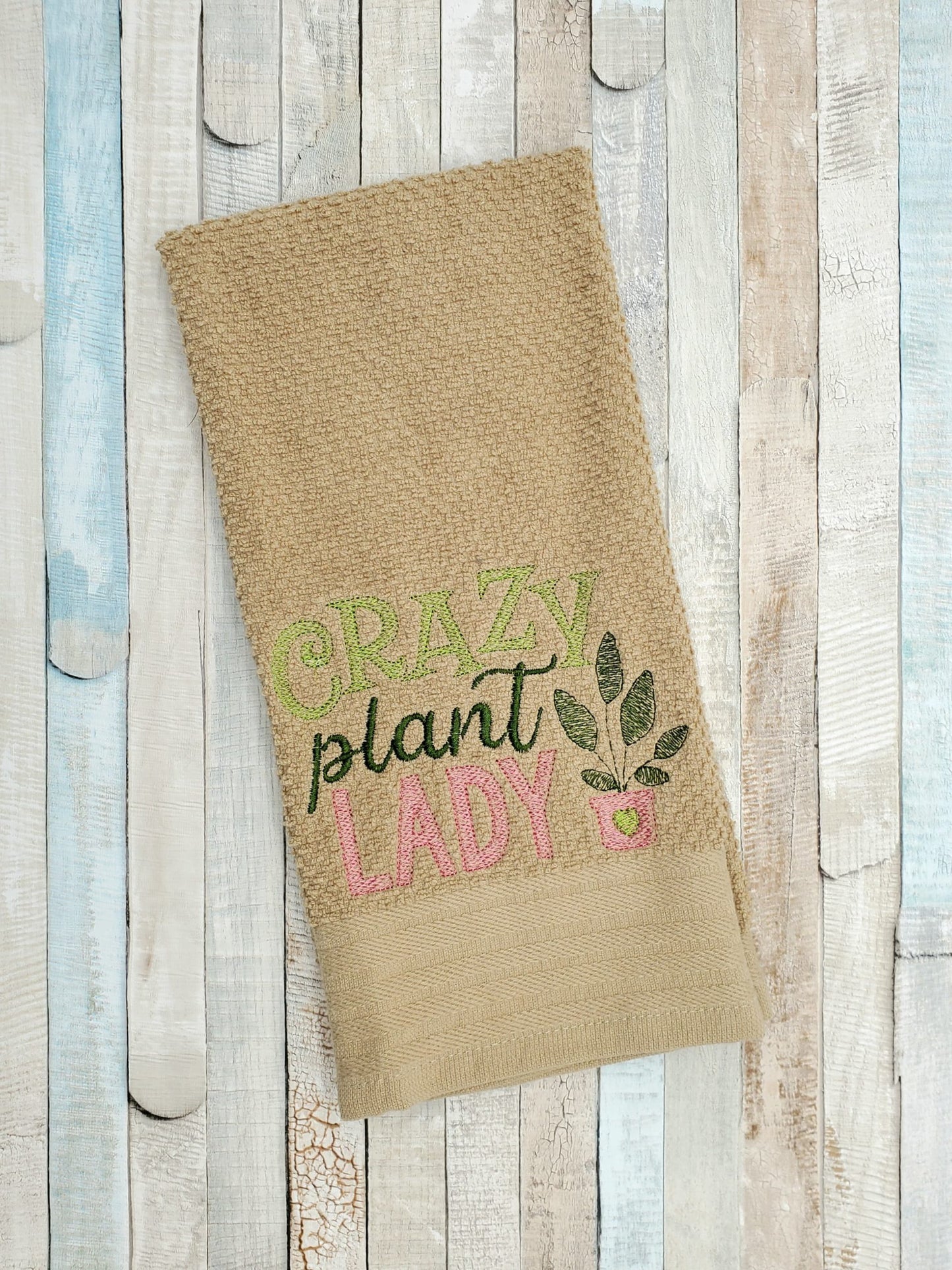 Crazy Plant Lady - 4 sizes- Digital Embroidery Design