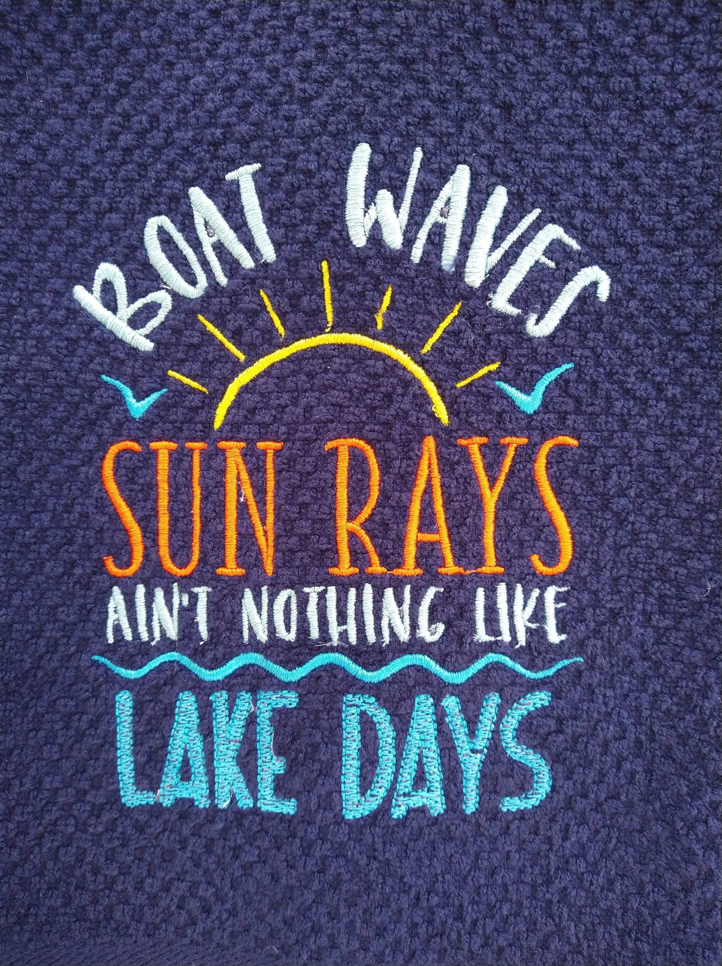 Nothing like lake days - 3 sizes- Digital Embroidery Design