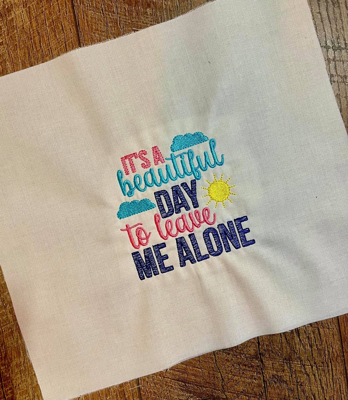 Beautiful Day - 4 sizes- Digital Embroidery Design