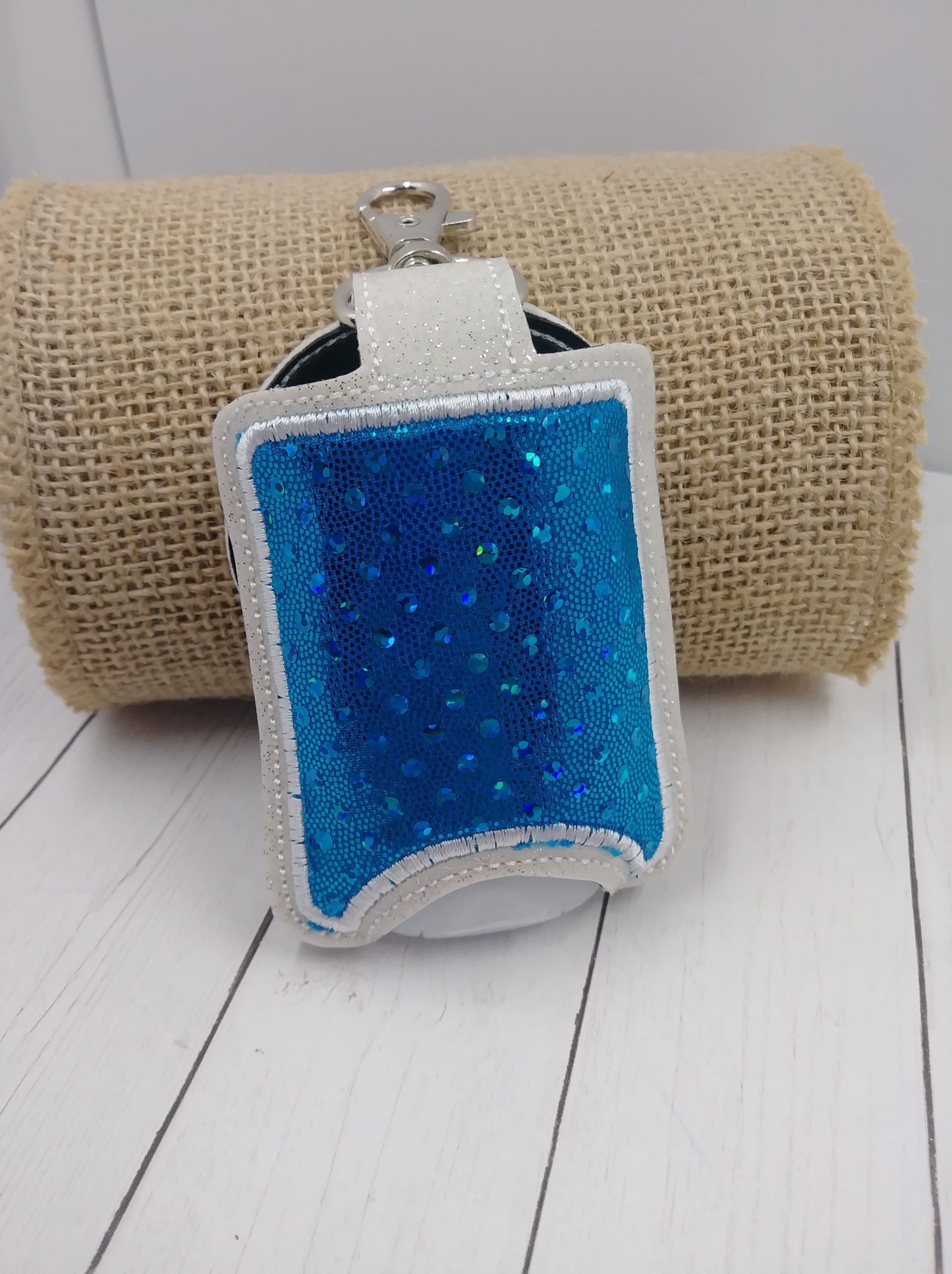 Beach Ball Applique Fold Over Sanitizer Holder 5x7- DIGITAL Embroidery DESIGN