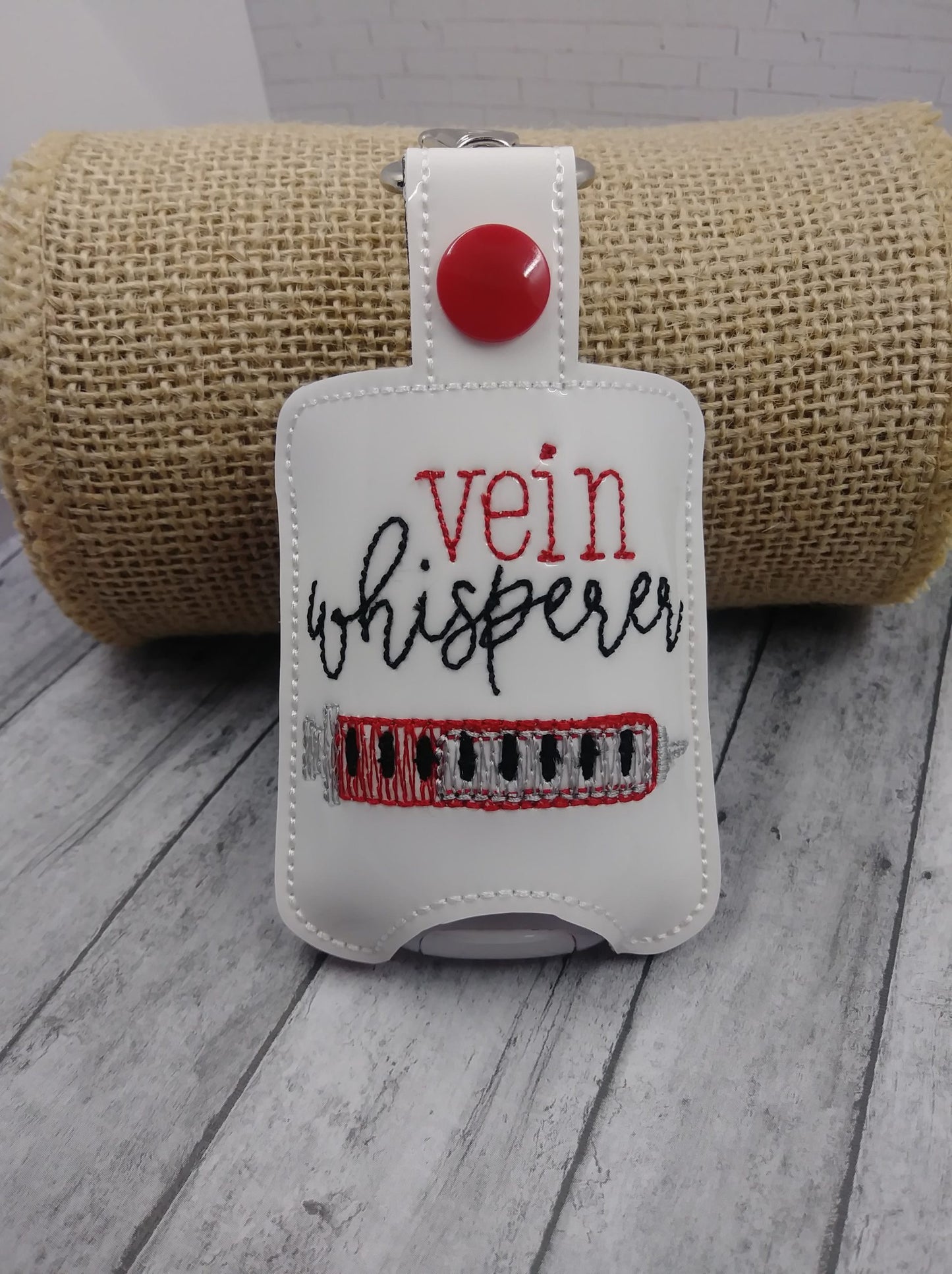 Vein Whisperer Sanitizer Holders 5x7- DIGITAL Embroidery DESIGN