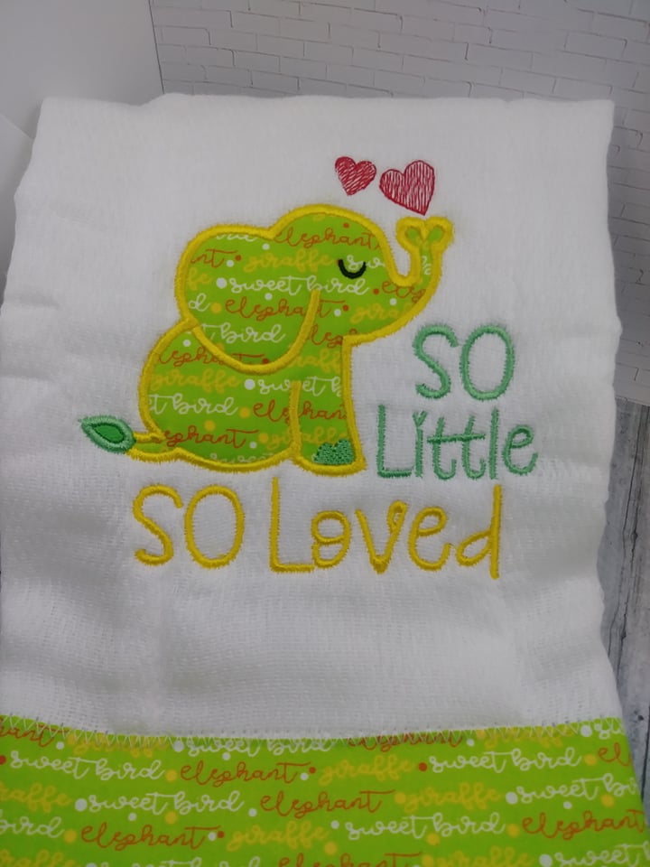 So Little So Loved - 4 sizes- Digital Embroidery Design