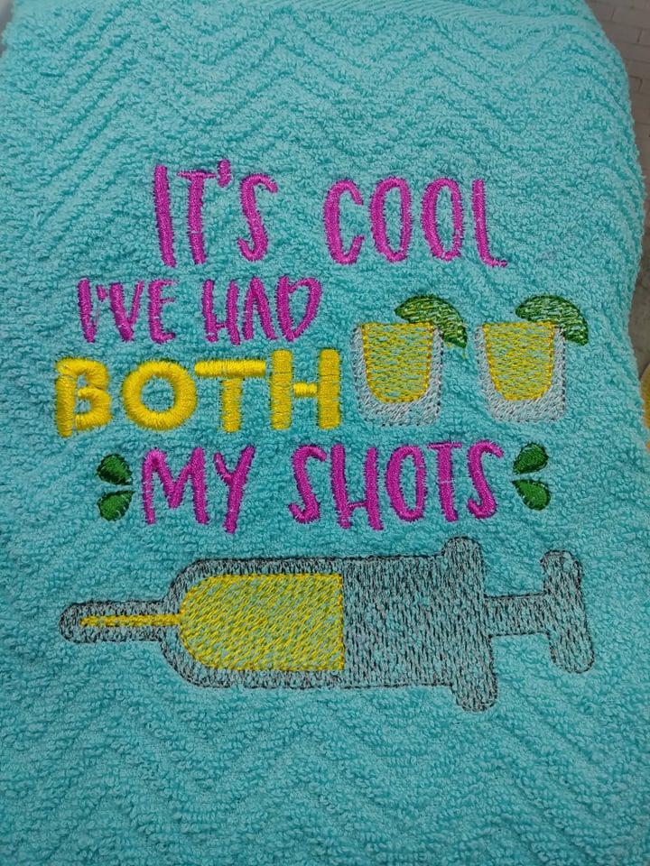 Both Shots - 4 sizes- Digital Embroidery Design