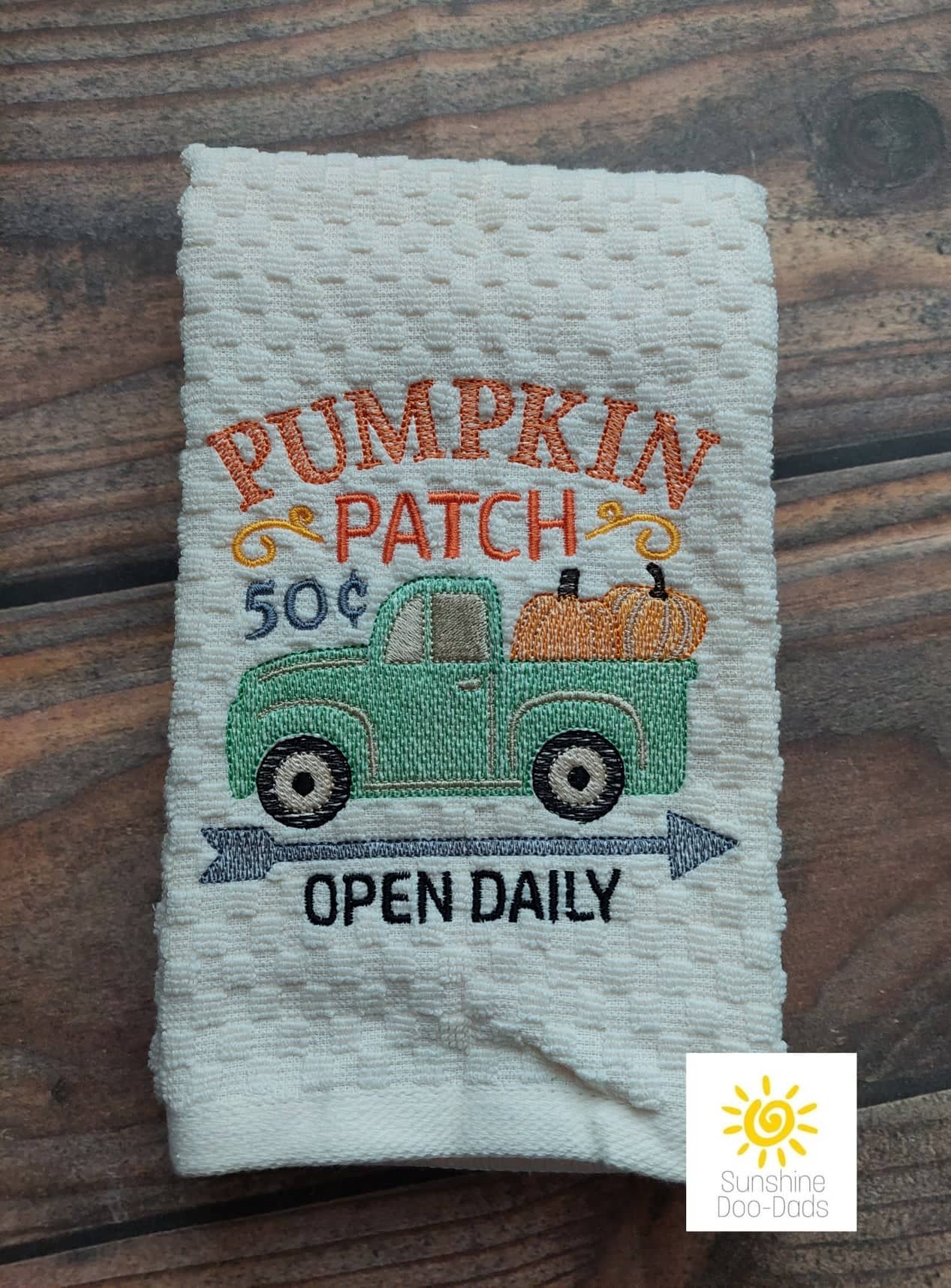 Pumpkin Patch - 4 sizes- Digital Embroidery Design